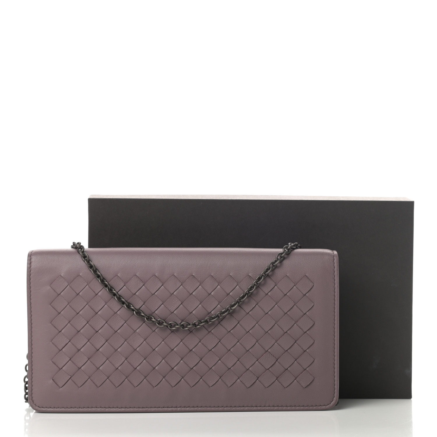 BOTTEGA VENETA Nappa Intrecciato Continental Wallet on Chain