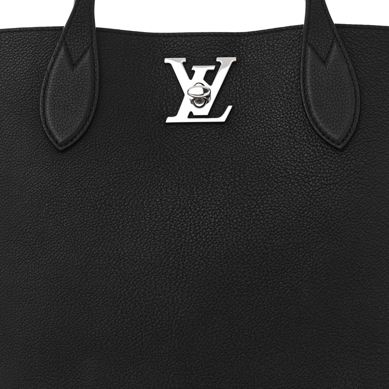 Louis Vuitton Lock Me Go トートバッグ Louis Vuitton Kaki Calfskin Leather Lockme Shopper Tote Bag