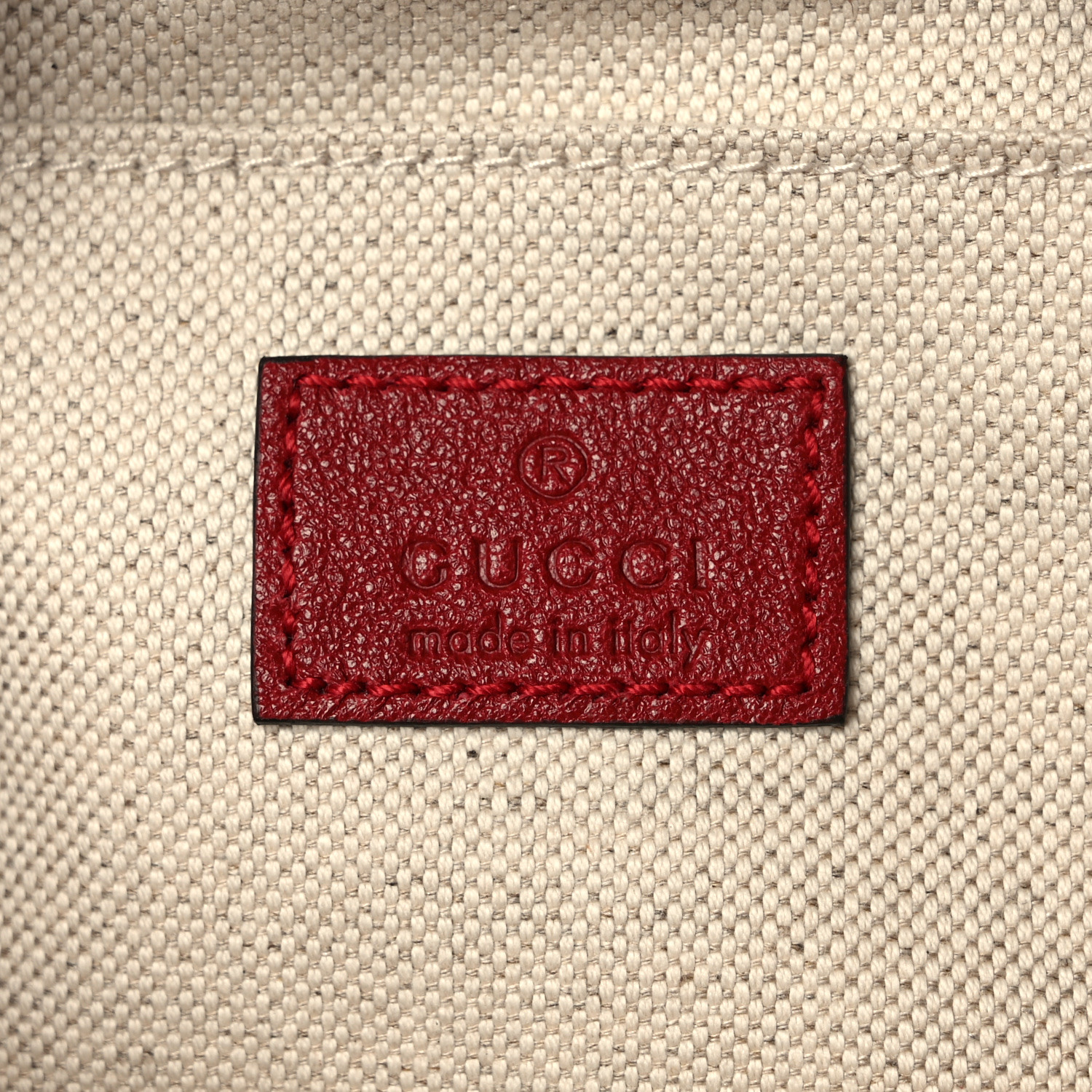 GUCCI Sakai Be Green Calfskin Diagonal Stitched Small
