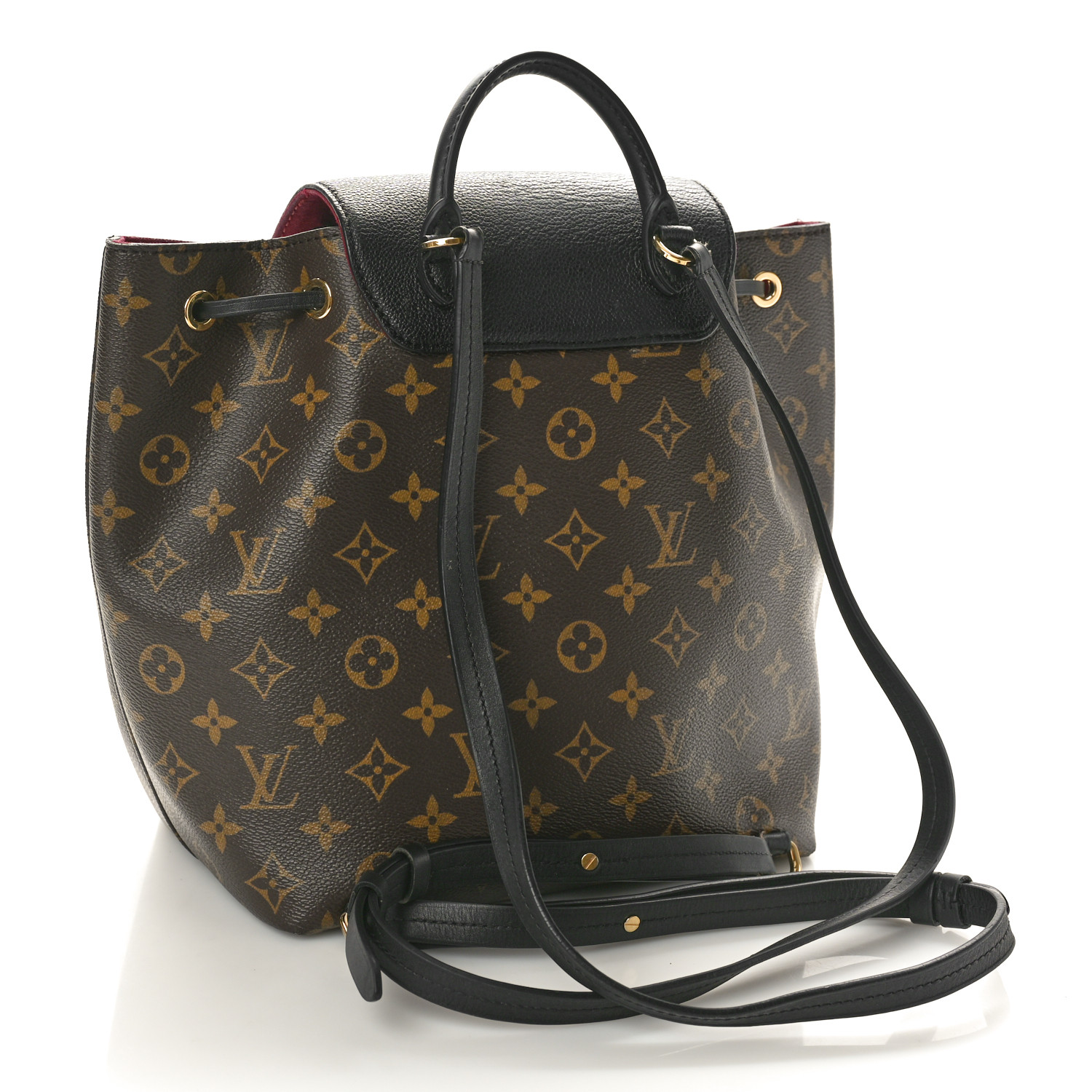 LOUIS VUITTON Monogram Montsouris PM Black 2