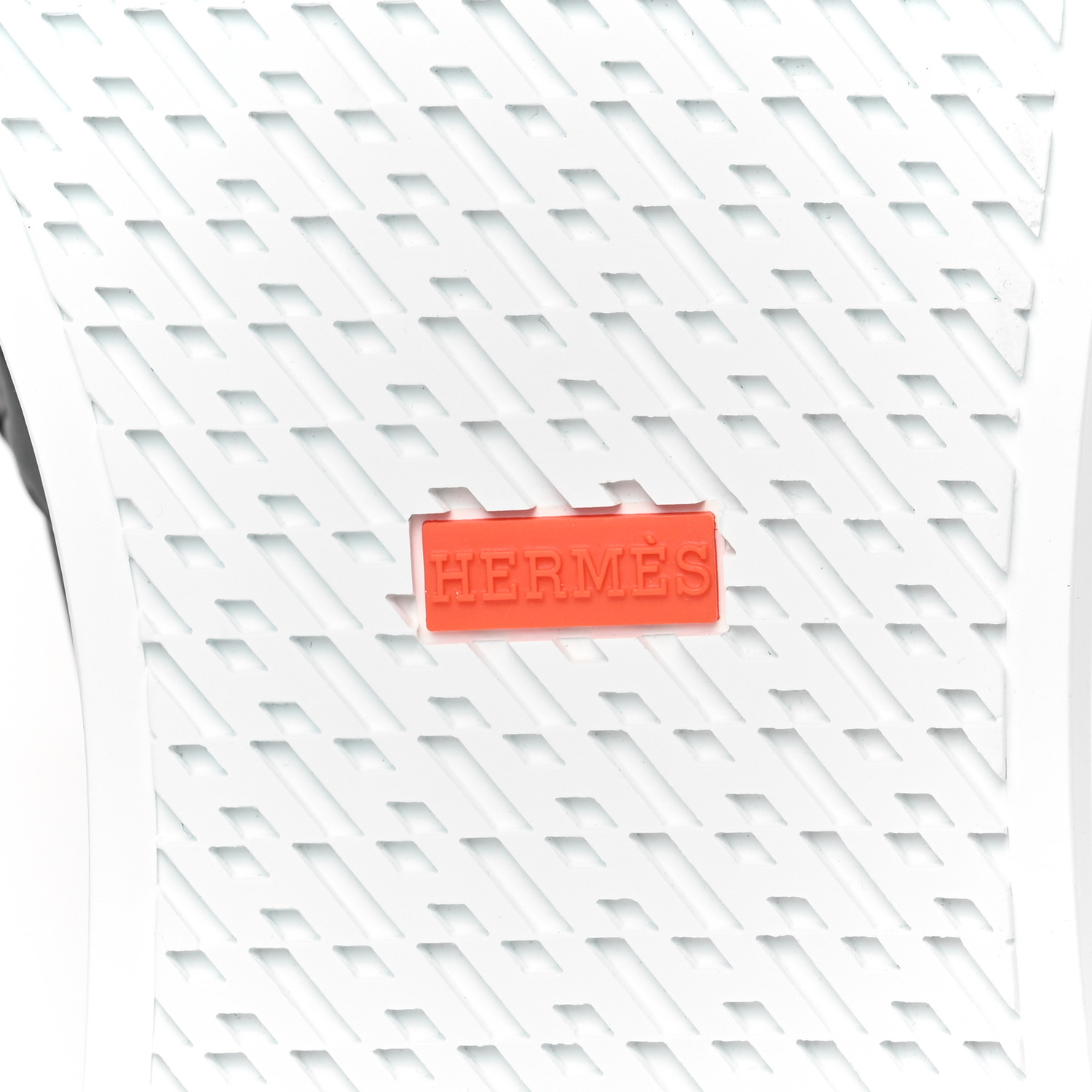 HERMES Toile De Coton Calfskin Game Slip On Sneakers 43