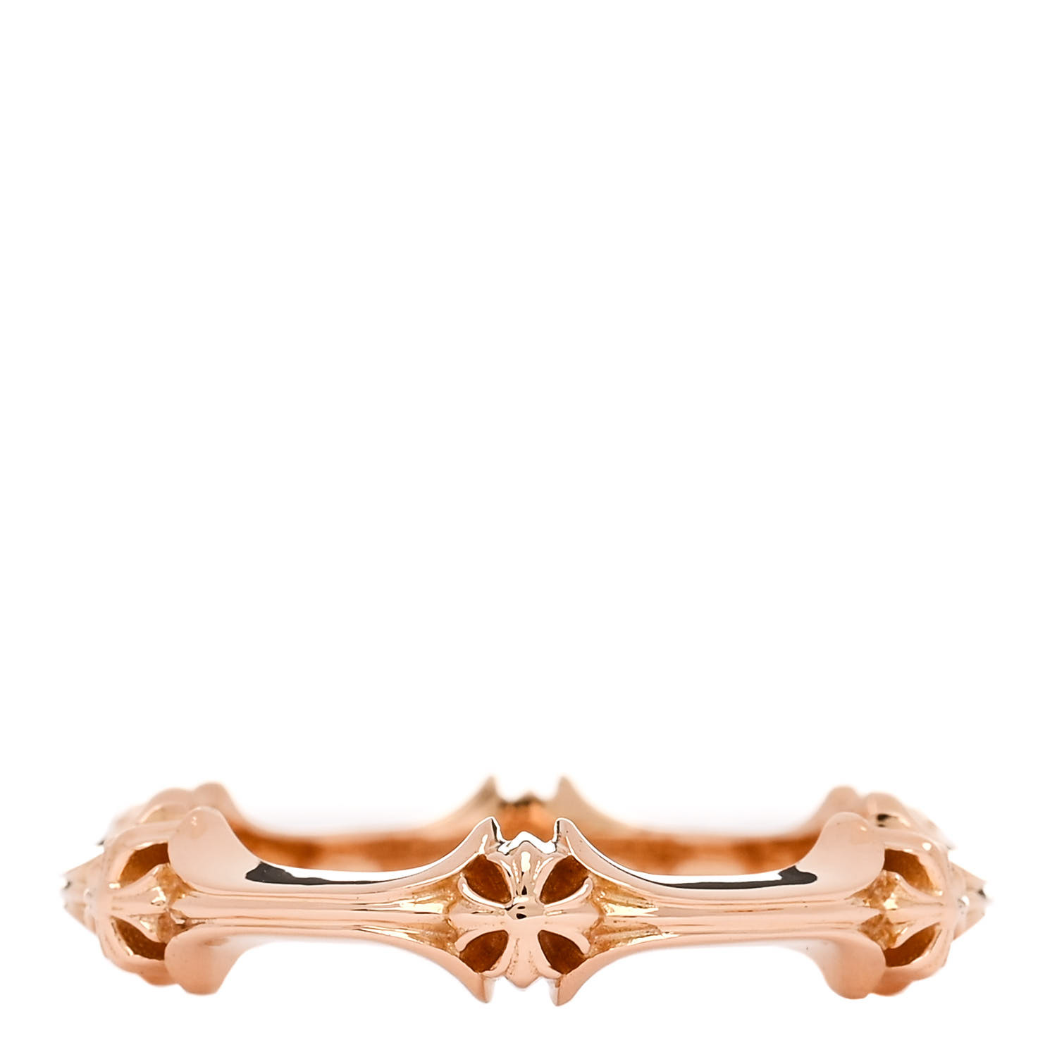 Heart Cross Pinky Ring Gold 11号 Lex & Lu 14k Yellow and Rose Gold w/Rhodium Love Heart Ring