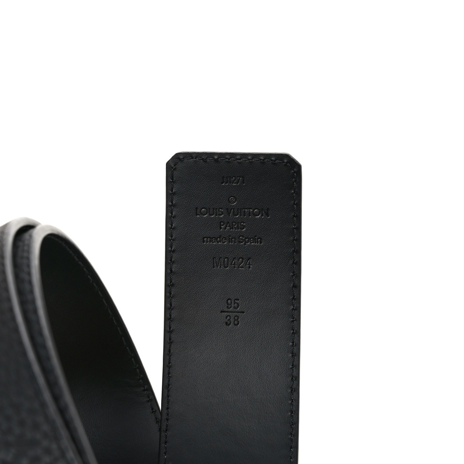 LOUIS VUITTON Taurillon Calfskin 40mm LV Initiales