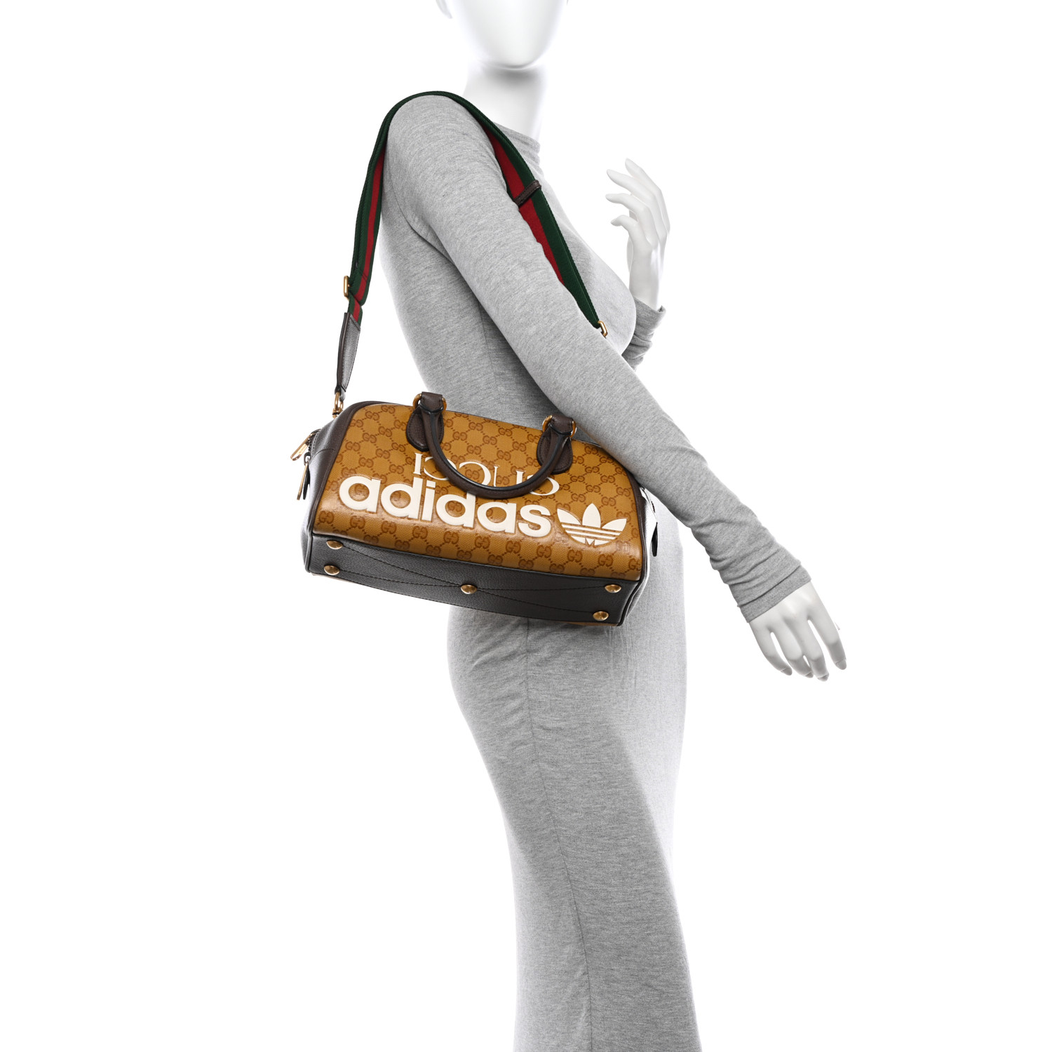 GUCCI X ADIDAS Crystal Vintage Monogram Textured Dollar