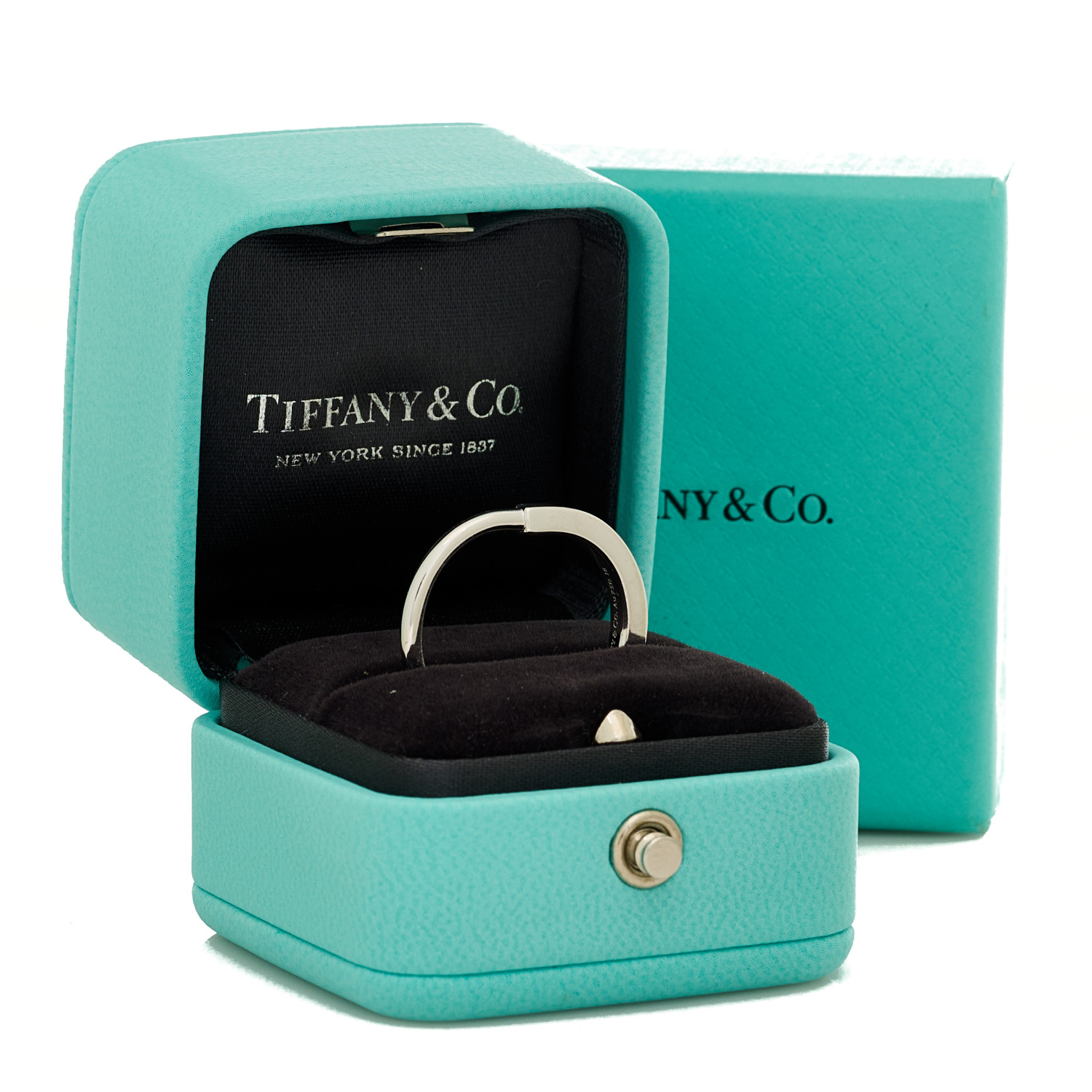【AAA】Tiffany Lock Ring 7.5 RG 16号 Tiffany Lock:Ring in Rose Gold with Diamonds | Tiffany & Co. US