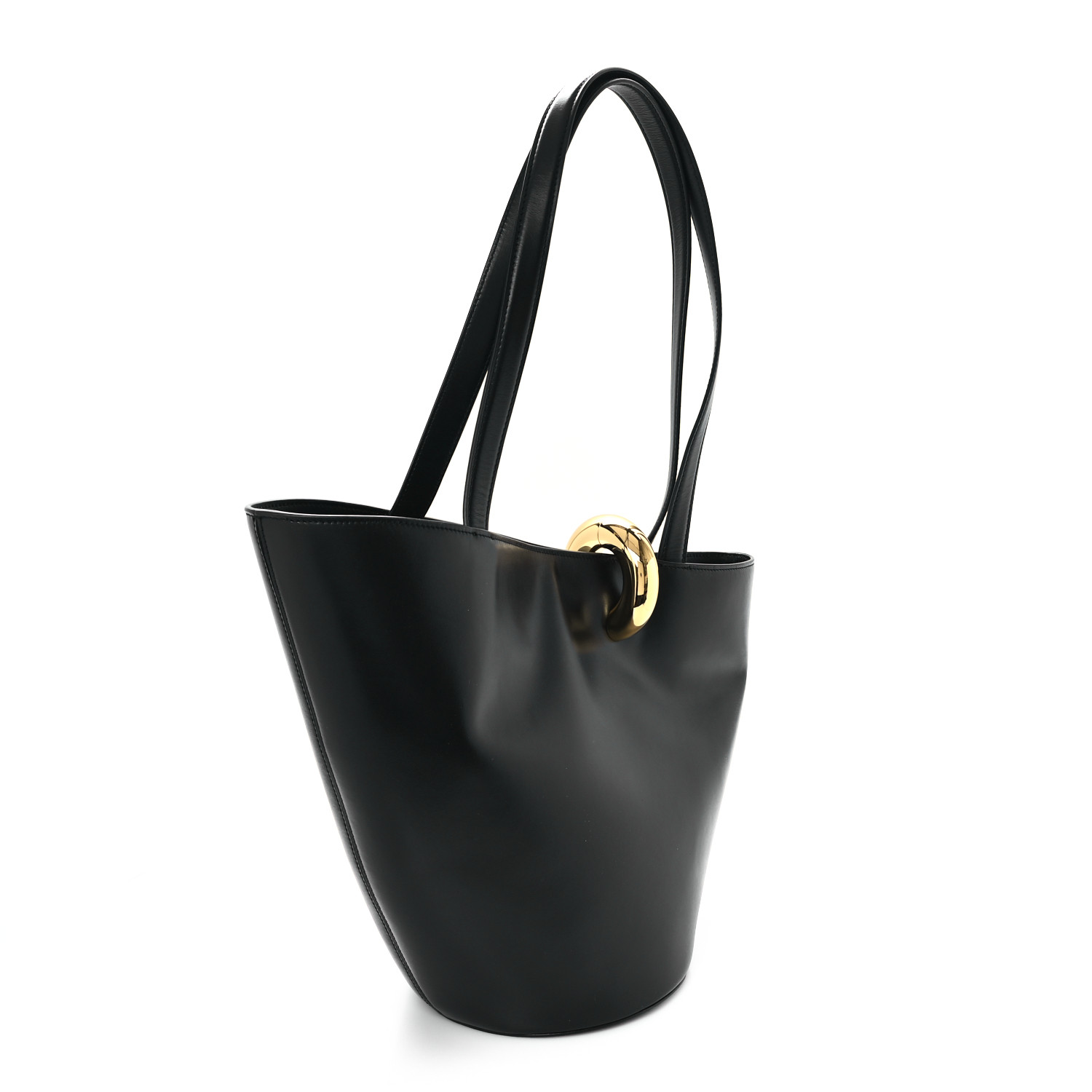 【関税&送料込み】Jacquemus 'Le Bambola Moyen' Black Shoul JACQUEMUS Smooth Calfskin Le Bambola Moyen Black 1689443
