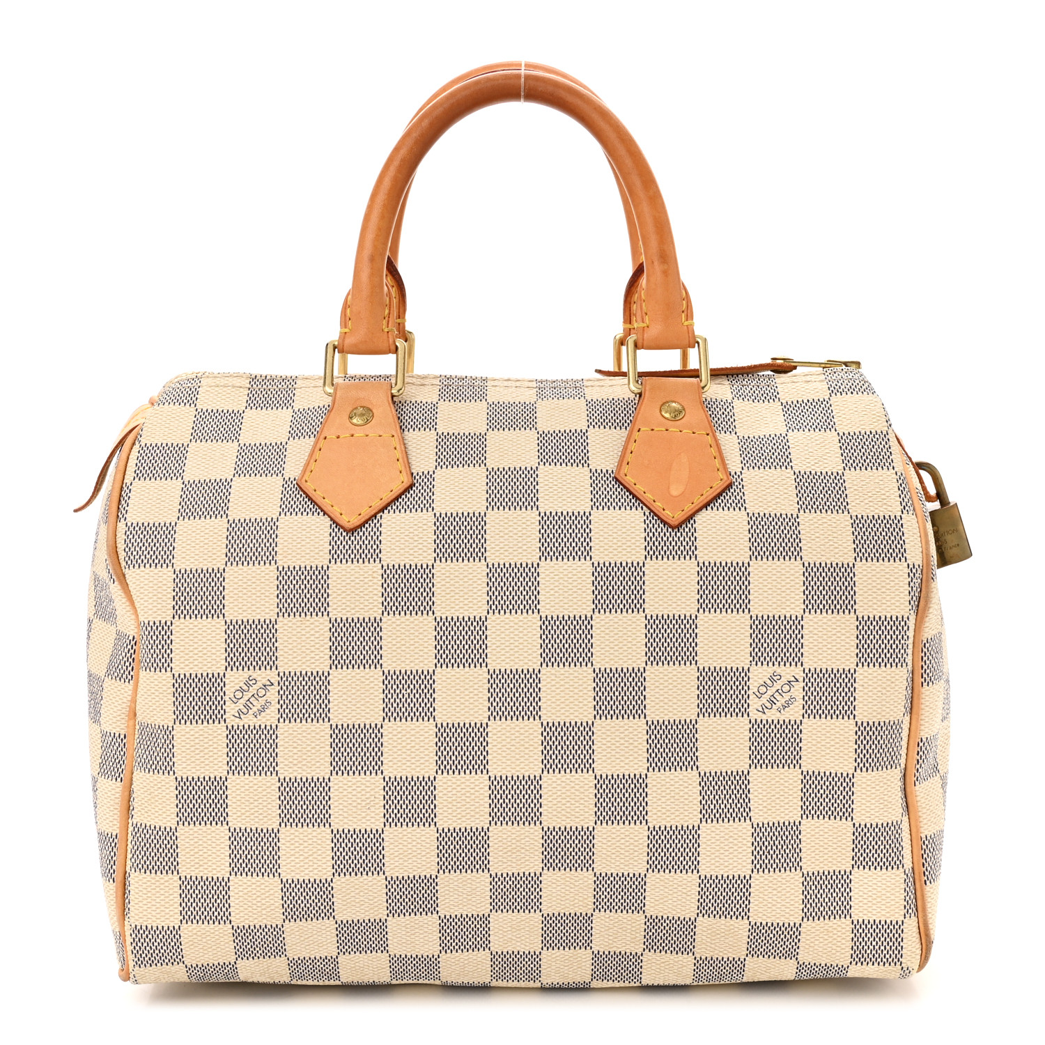 LOUIS VUITTON ルイヴィトン DAMIER AZUR LOUIS VUITTON Damier Azur Speedy 25 1684686 | FASHIONPHILE