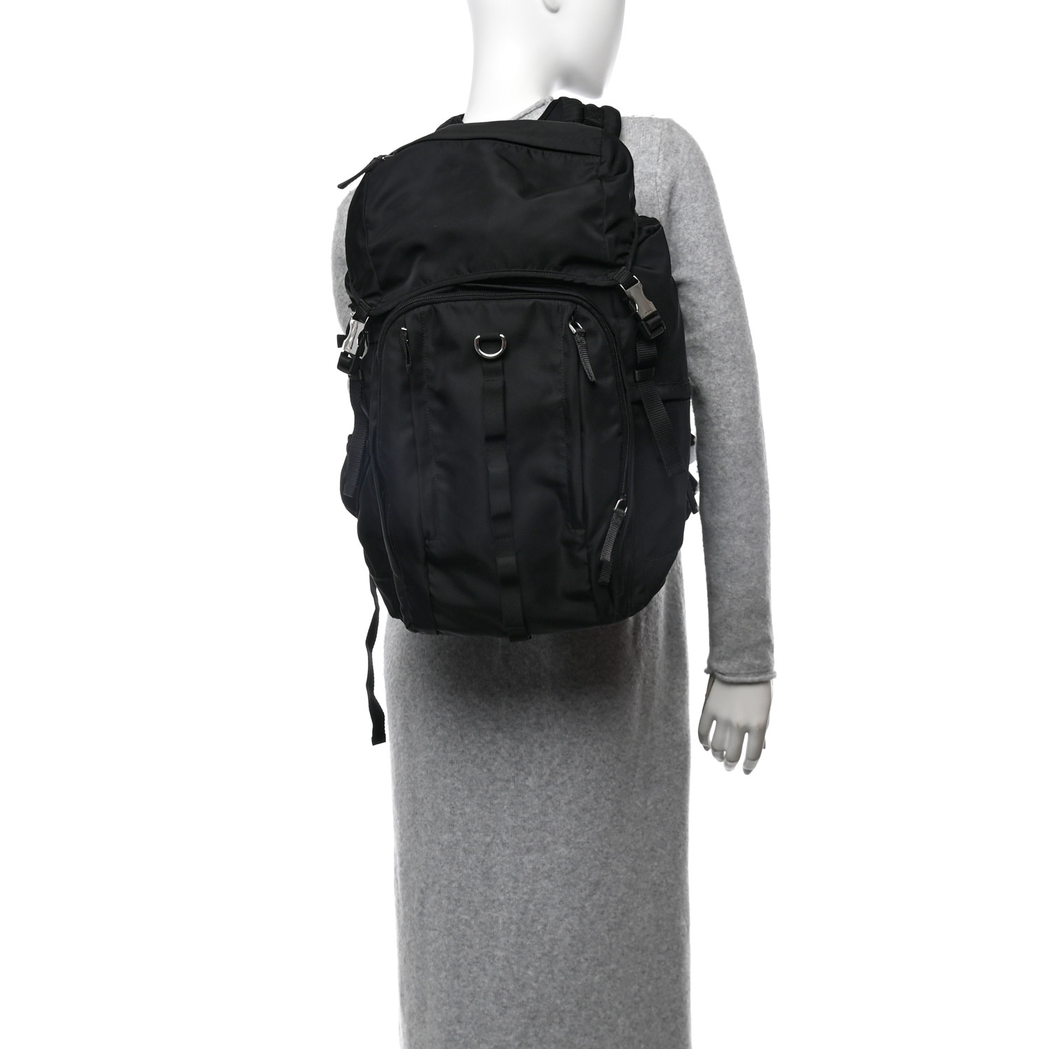 【未使用】希少 PRADA TESSUTO MONTAGNA NERO 2way PRADA Tessuto Nylon Montagna Messenger Bag Black 800158