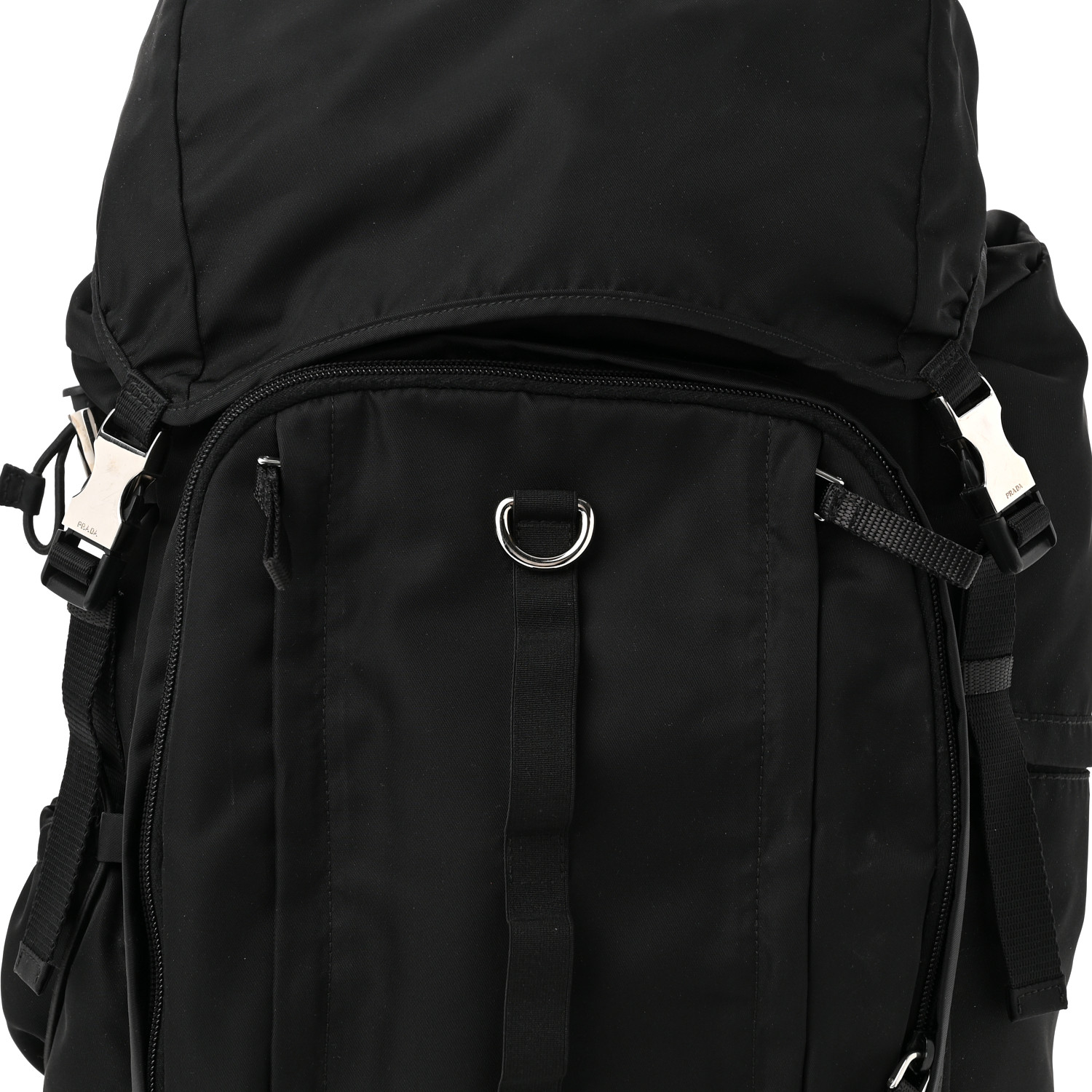 【未使用】希少 PRADA TESSUTO MONTAGNA NERO 2way PRADA Tessuto Nylon Montagna Double Buckle Backpack Black