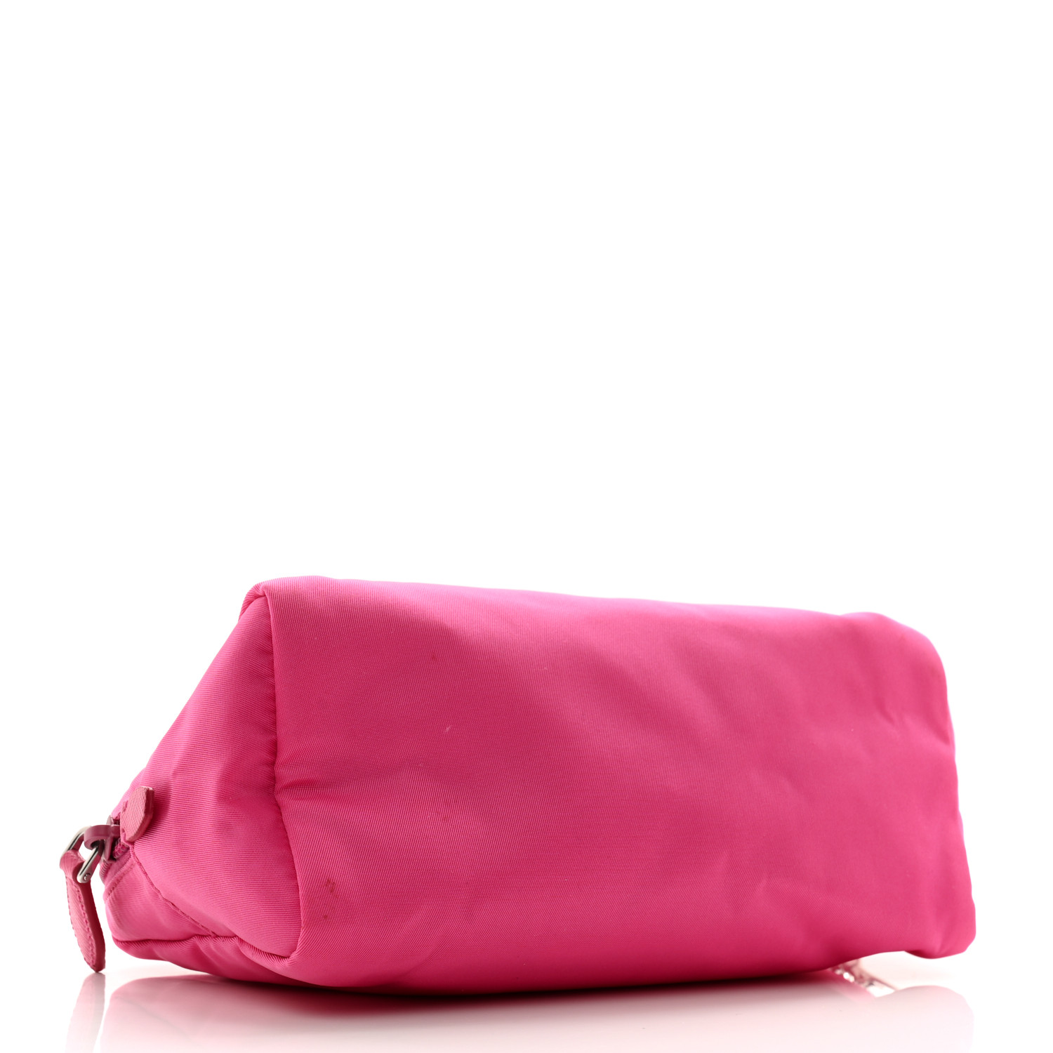 PRADA Tessuto Nylon Vela Saffiano Necessaire Wristlet Pouch