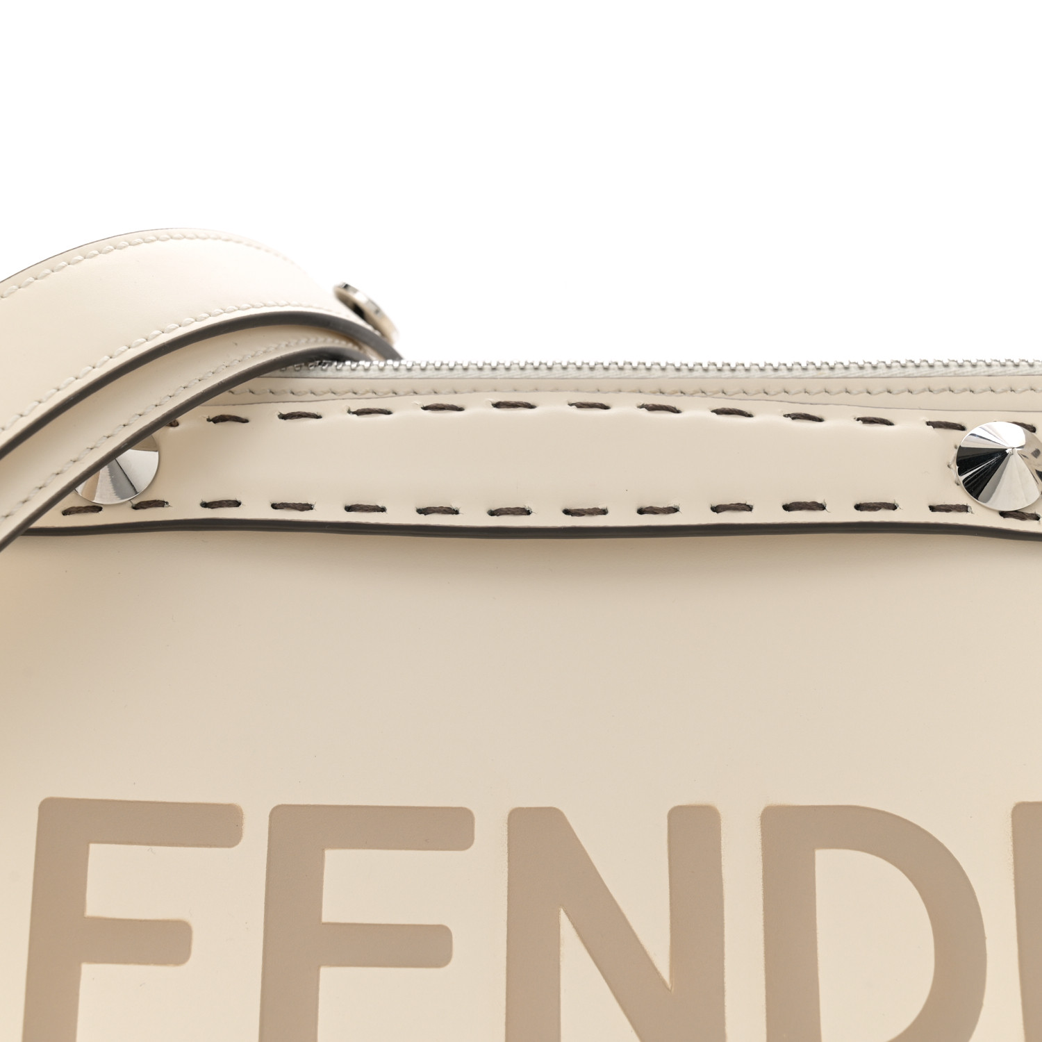 Fendi ボストンバッグ ロゴプリント FENDI Vitello King Logo Embossed Medium By The Way Boston