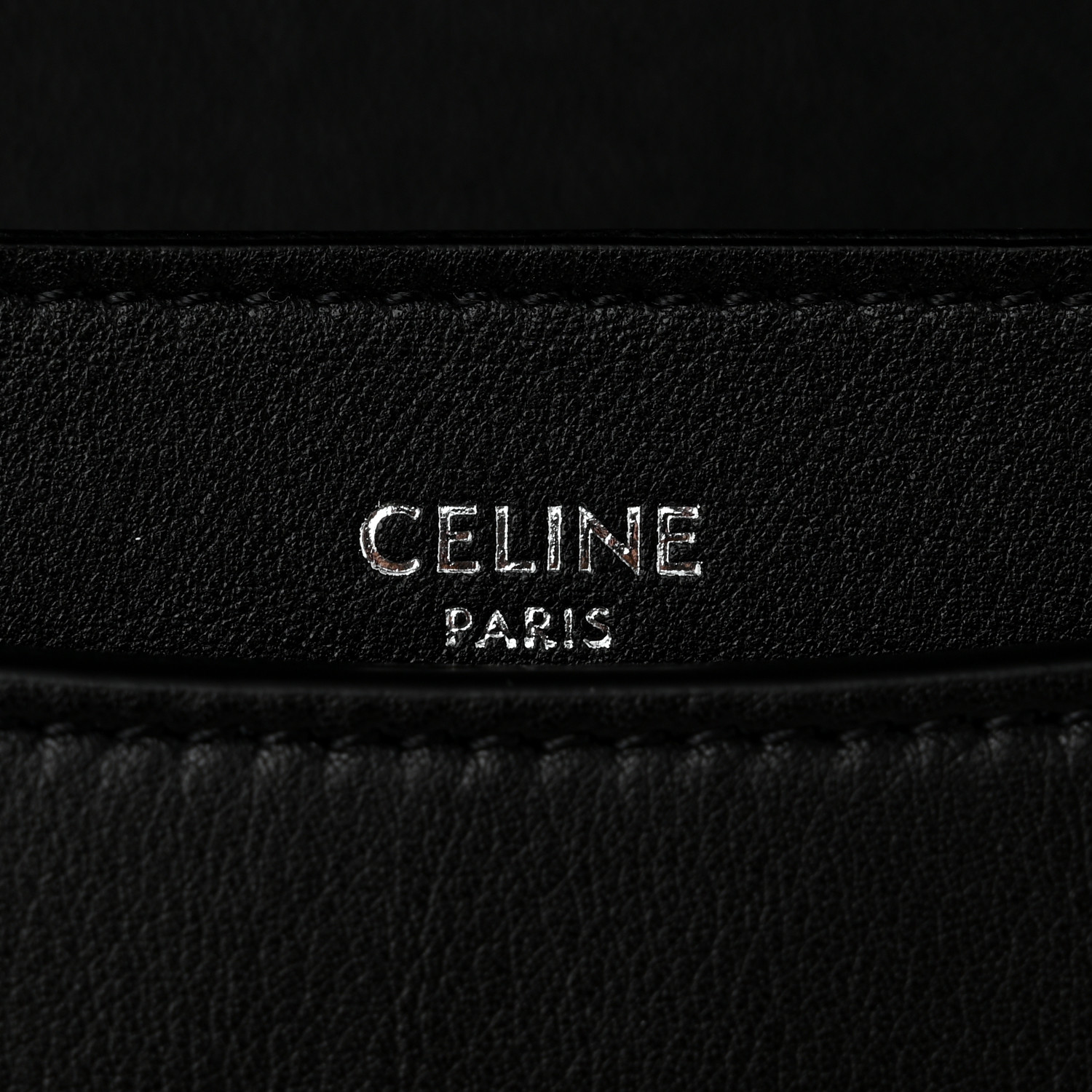 CELINE バッグ CELINE Supple Calfskin Medium Triomphe Besace Black 1659754