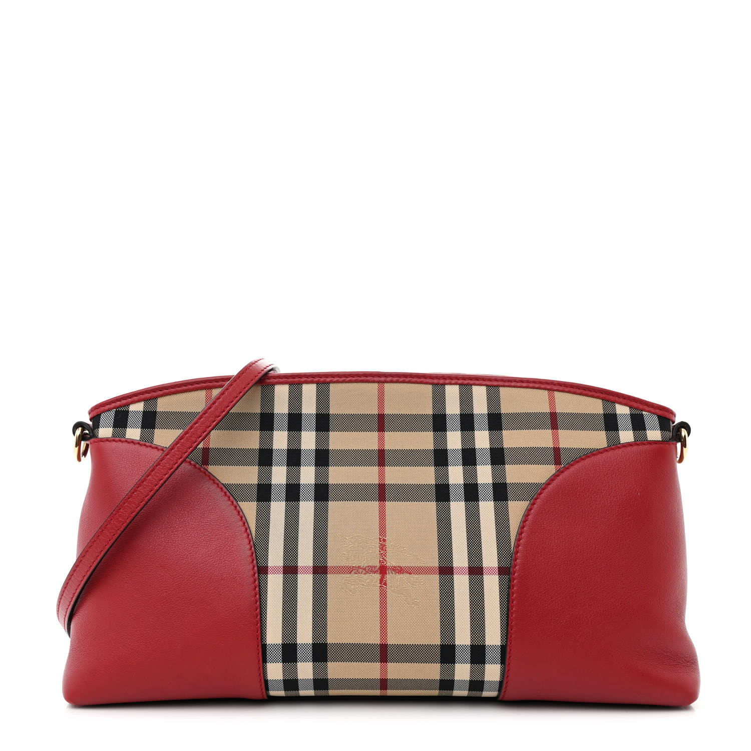 BURBERRY Haymarket Check Small Chichester Crossbody Clutch