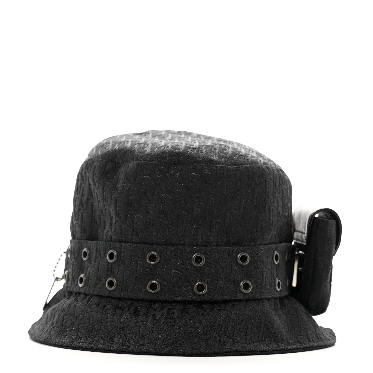 CHRISTIAN DIOR Polyester Cotton Monogram Trotter Bucket Hat