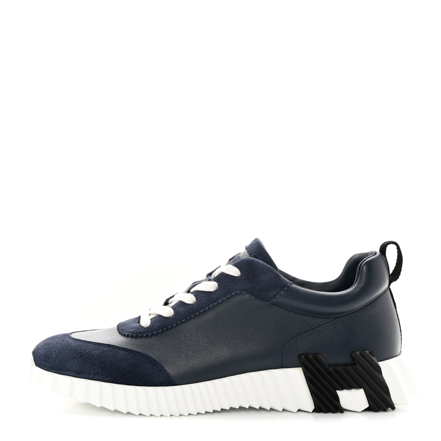 ★Hermes★Bouncing Sneakers Calfskin Suede Goatskin★Blanc HERMES Calfskin Suede Goatskin Bouncing Sneakers 37 White