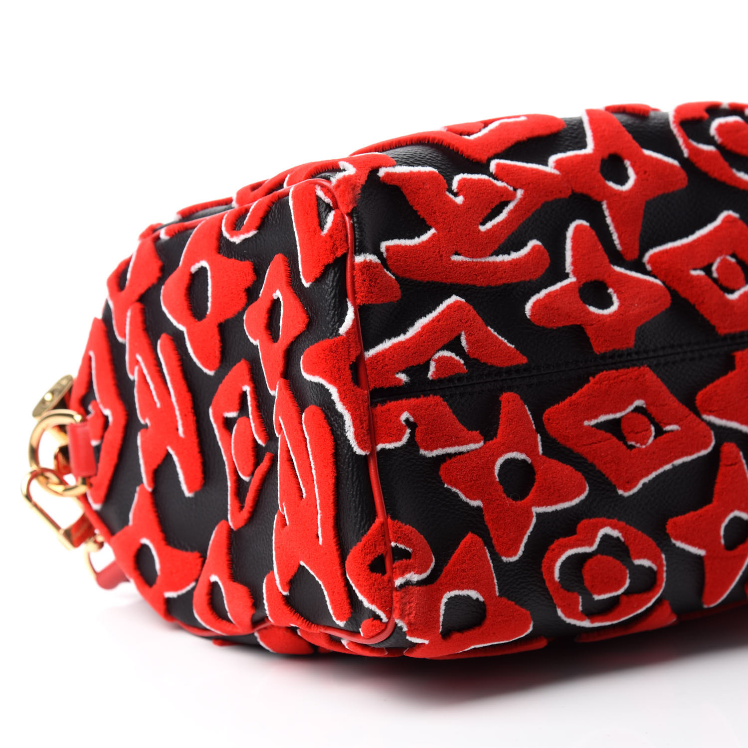 LOUIS VUITTON X UF Tufted Monogram Speedy Bandouliere 25