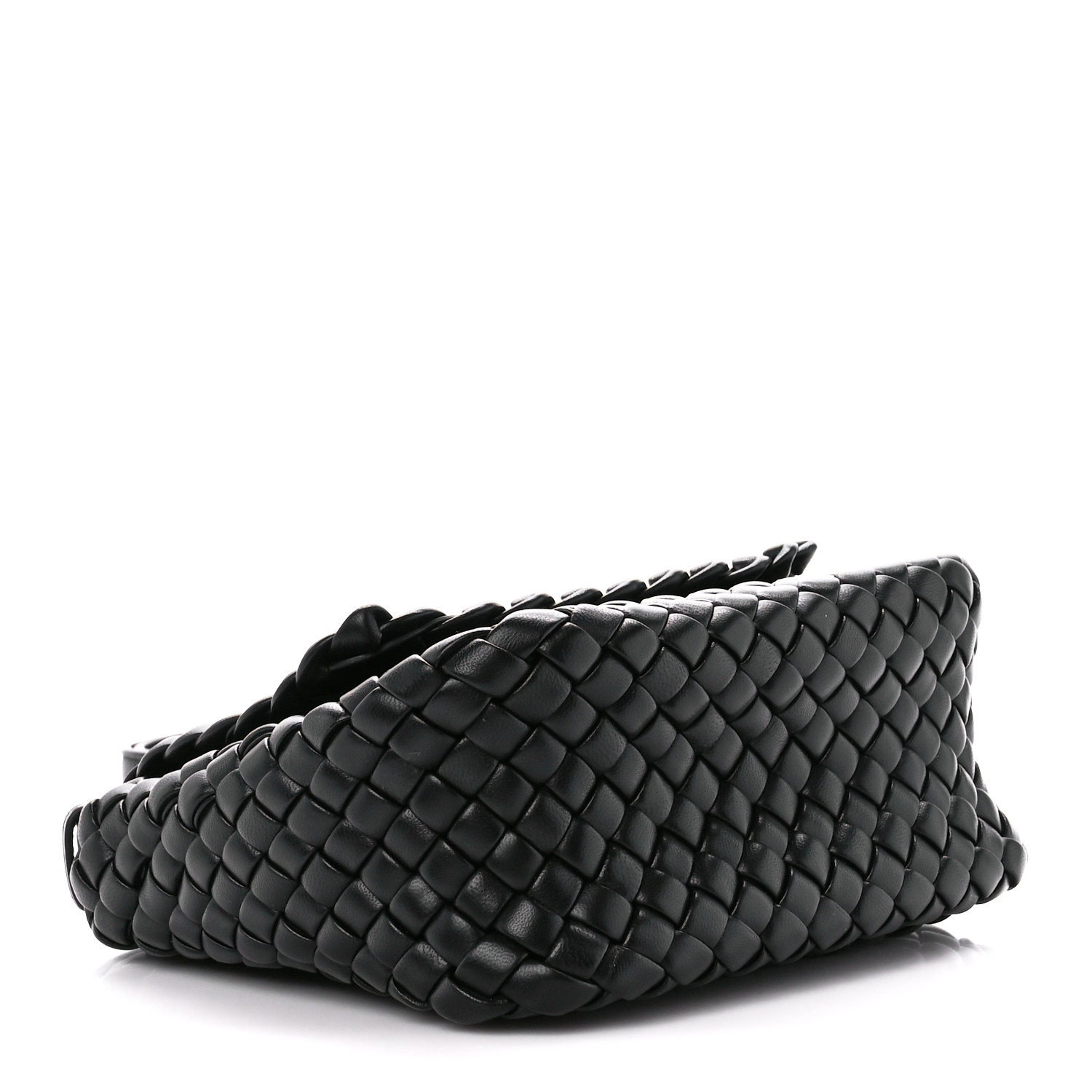 BOTTEGA VENETA Nappa Intrecciato Small Cobble Shoulder Bag