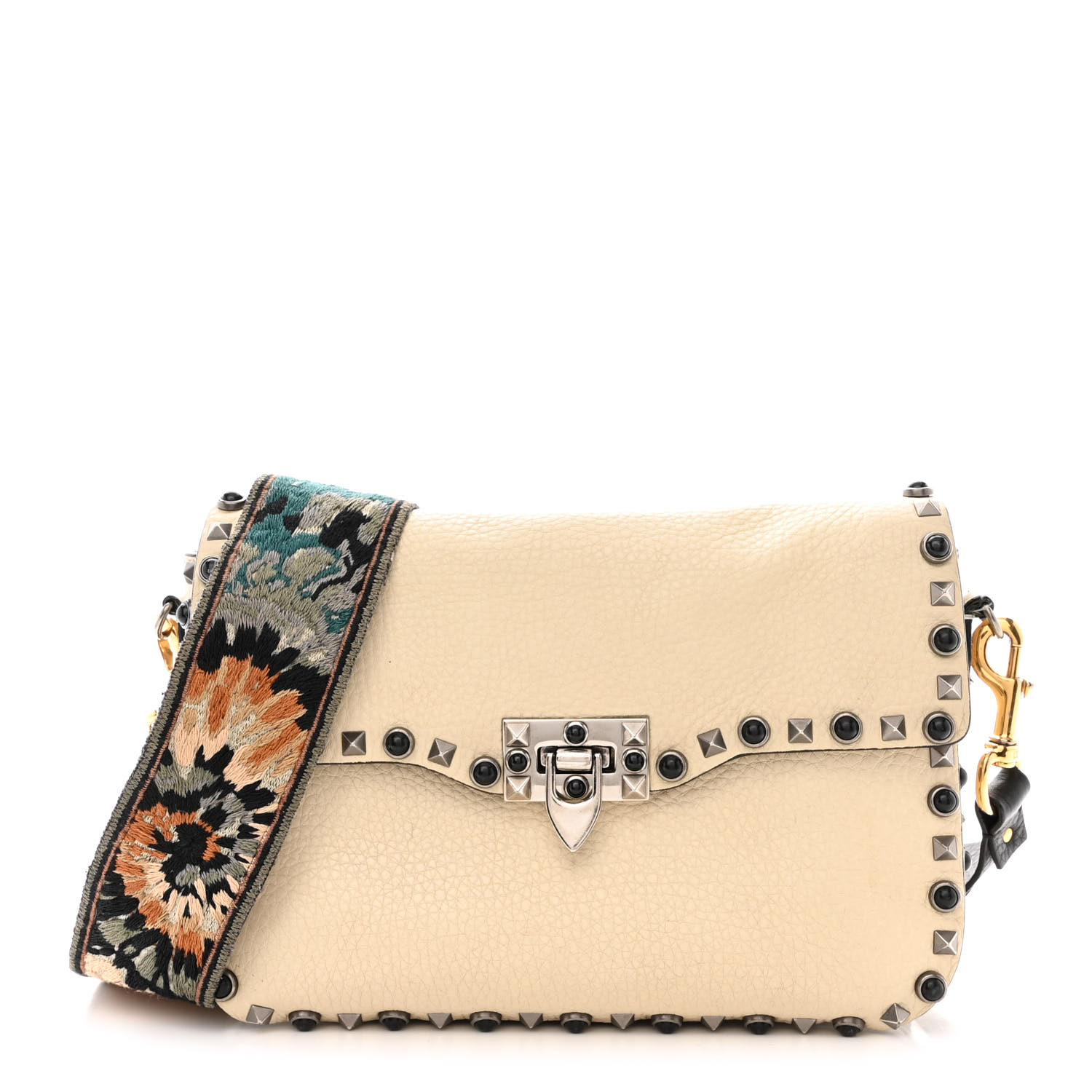 ＊VALENTINO＊Garavani IvoryNappa Leather バッグ VALENTINO GARAVANI Vain Medium $4490 Ivory Shiny Leather