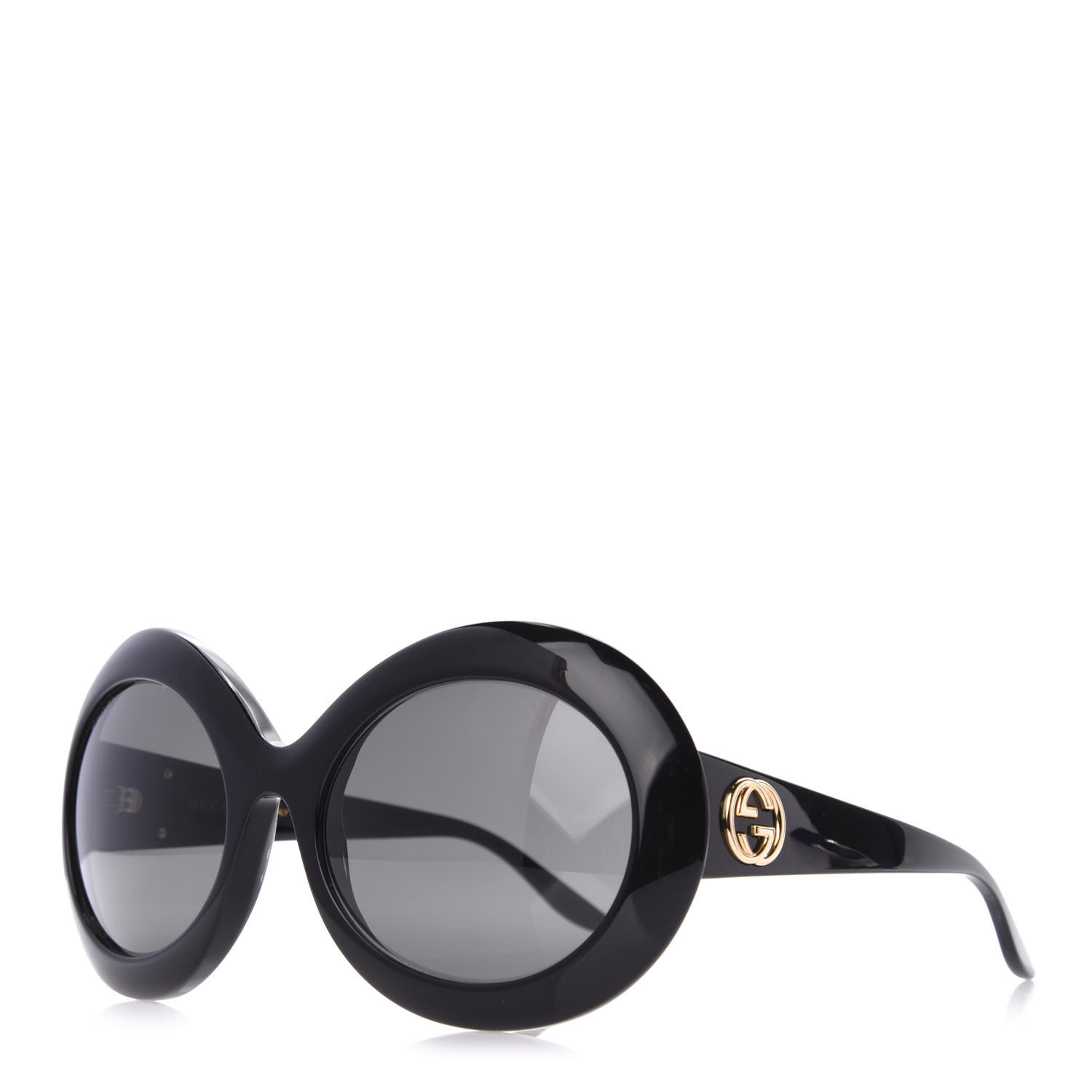 GUCCI Acetate Round GG Sunglasses GG0774S Black 698544