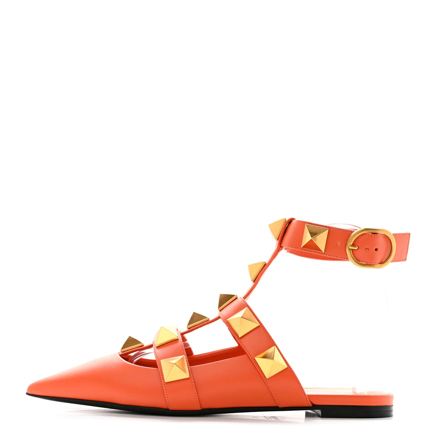 【VALENTINO】Roman Stud レザー ミュール ＊関税送料込み Valentino Garavani Roman Stud Leather Mules | Saks Fifth Avenue