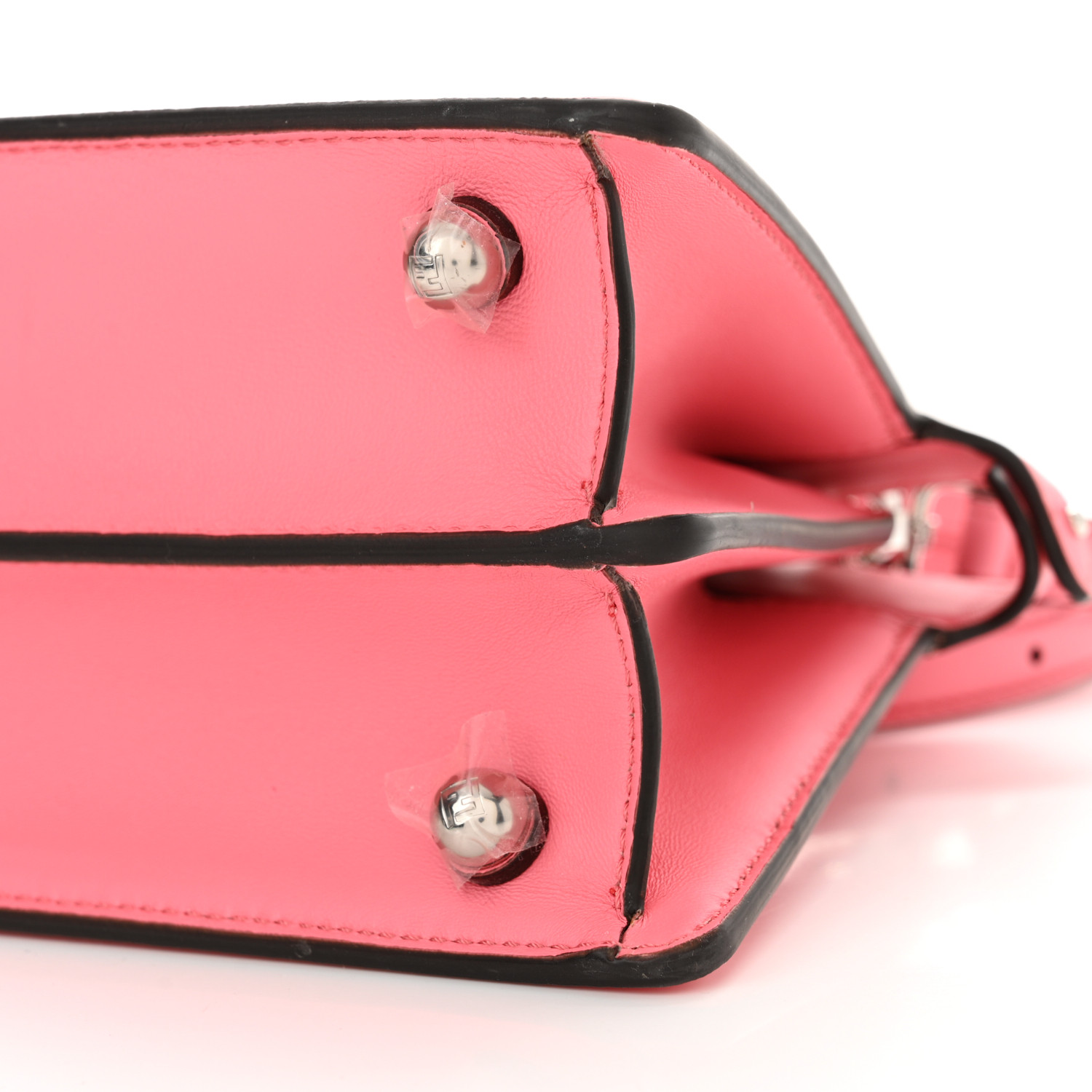 FENDI Shiny Nappa Petite Peekaboo I SEE U Satchel Pink Dalia