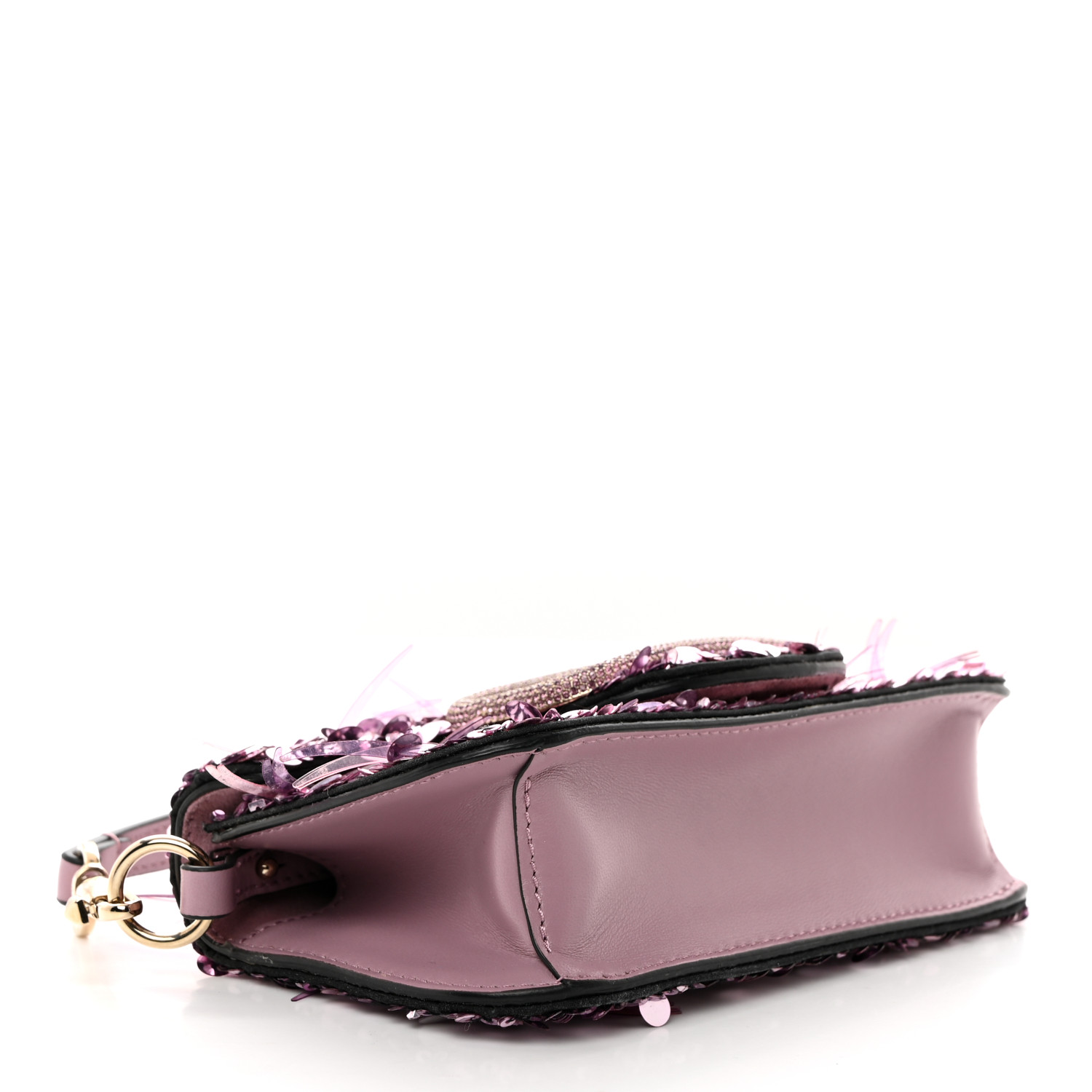 VALENTINO GARAVANI Sequin Crystal Vlogo Embroidered Small