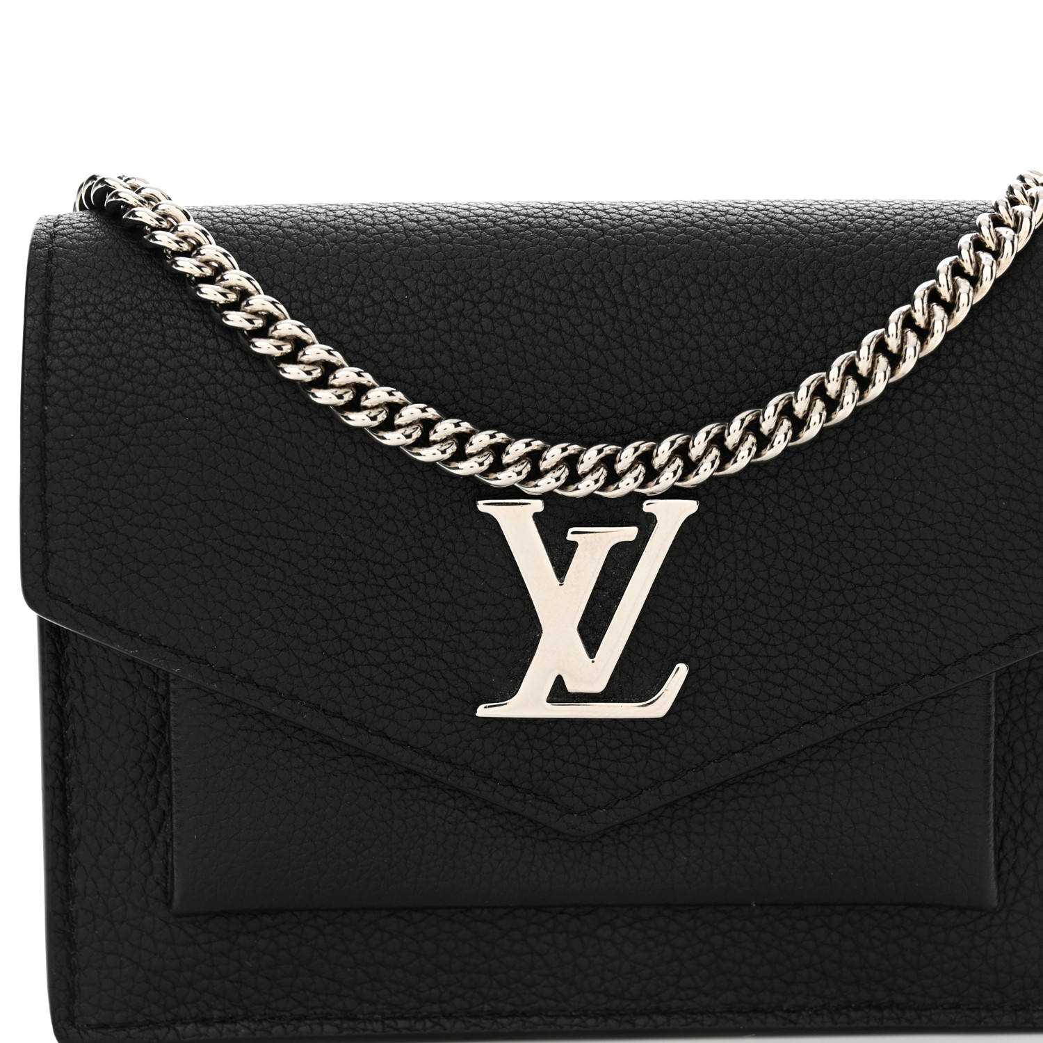 LOUIS VUITTON Soft Calfskin Mini My Lockme Chain Pochette