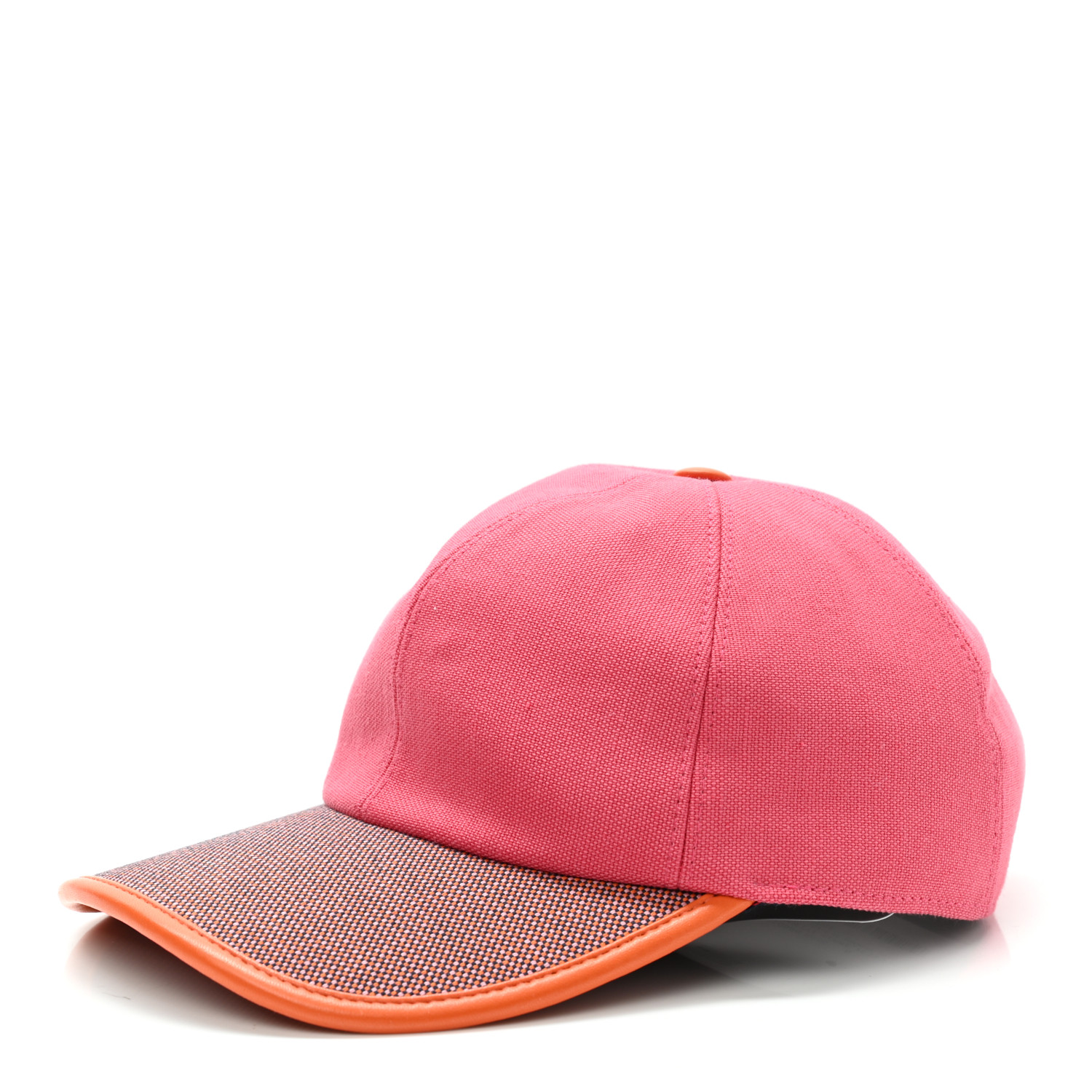 HERMES Cotton Tess Pop Cap 38 Rose 1088011 | FASHIONPHILE