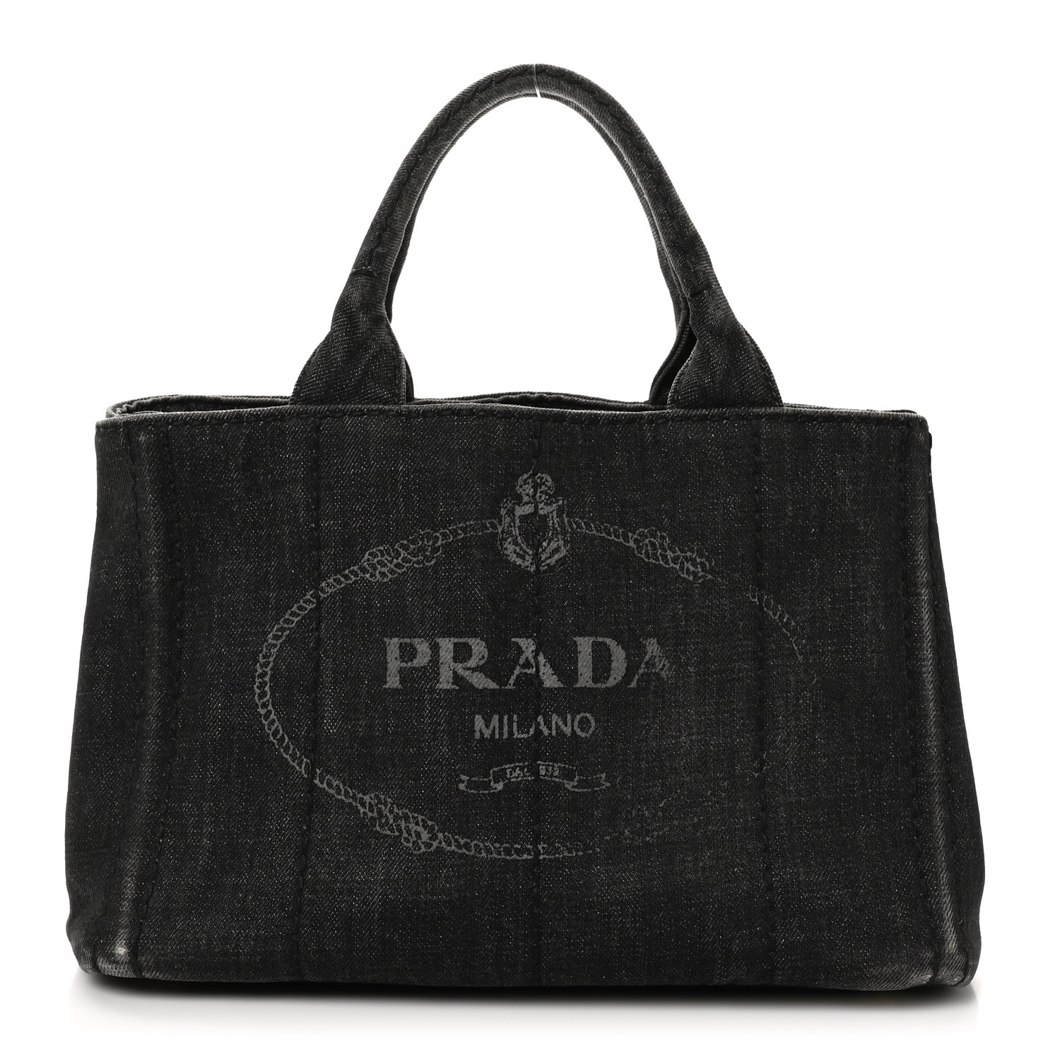 PRADA ダークデニム トートバッグ プラダ トートバッグ/ショルダーバッグ バッグ レディース