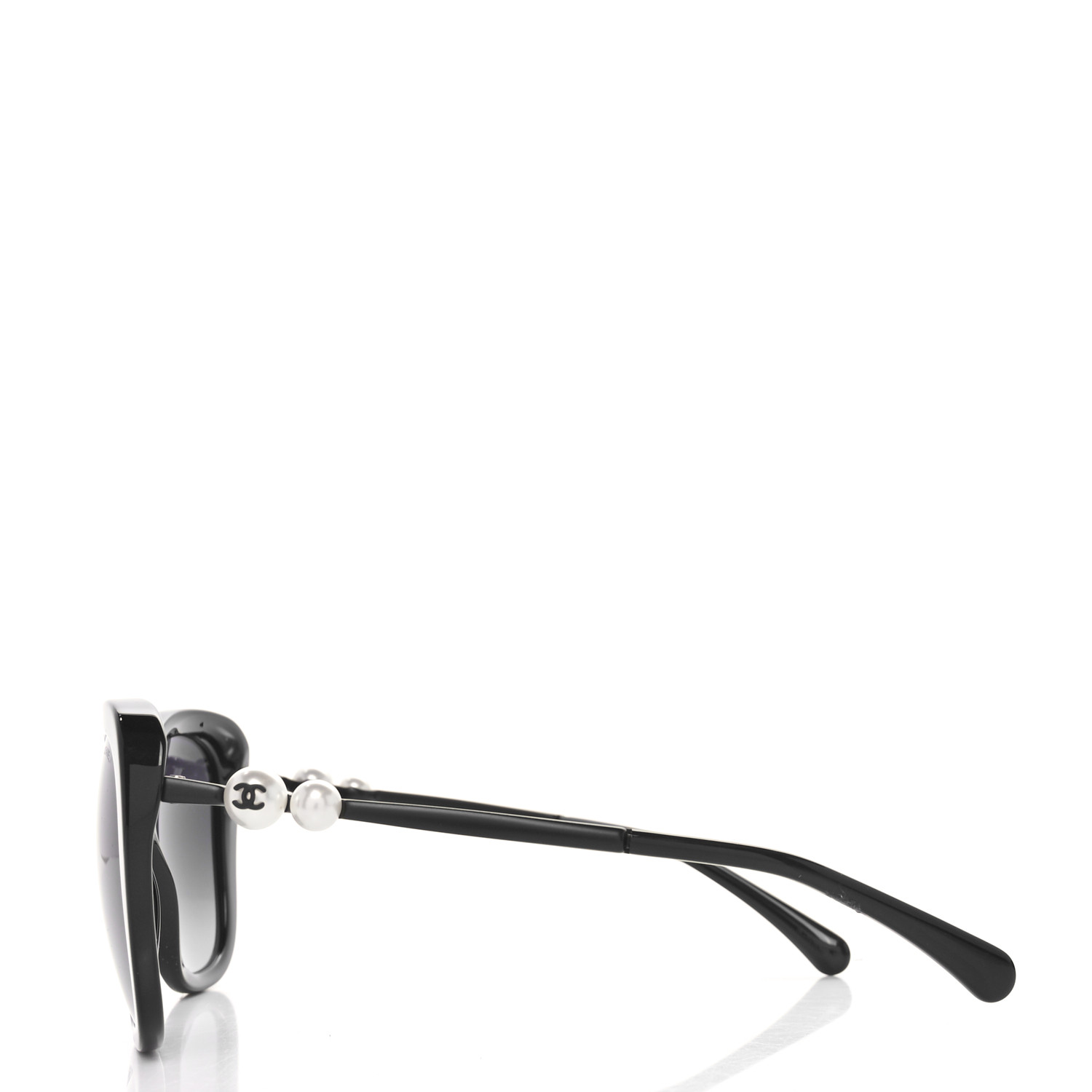 CHANEL Acetate Butterfly Winter Pearl Sunglasses 5339-H