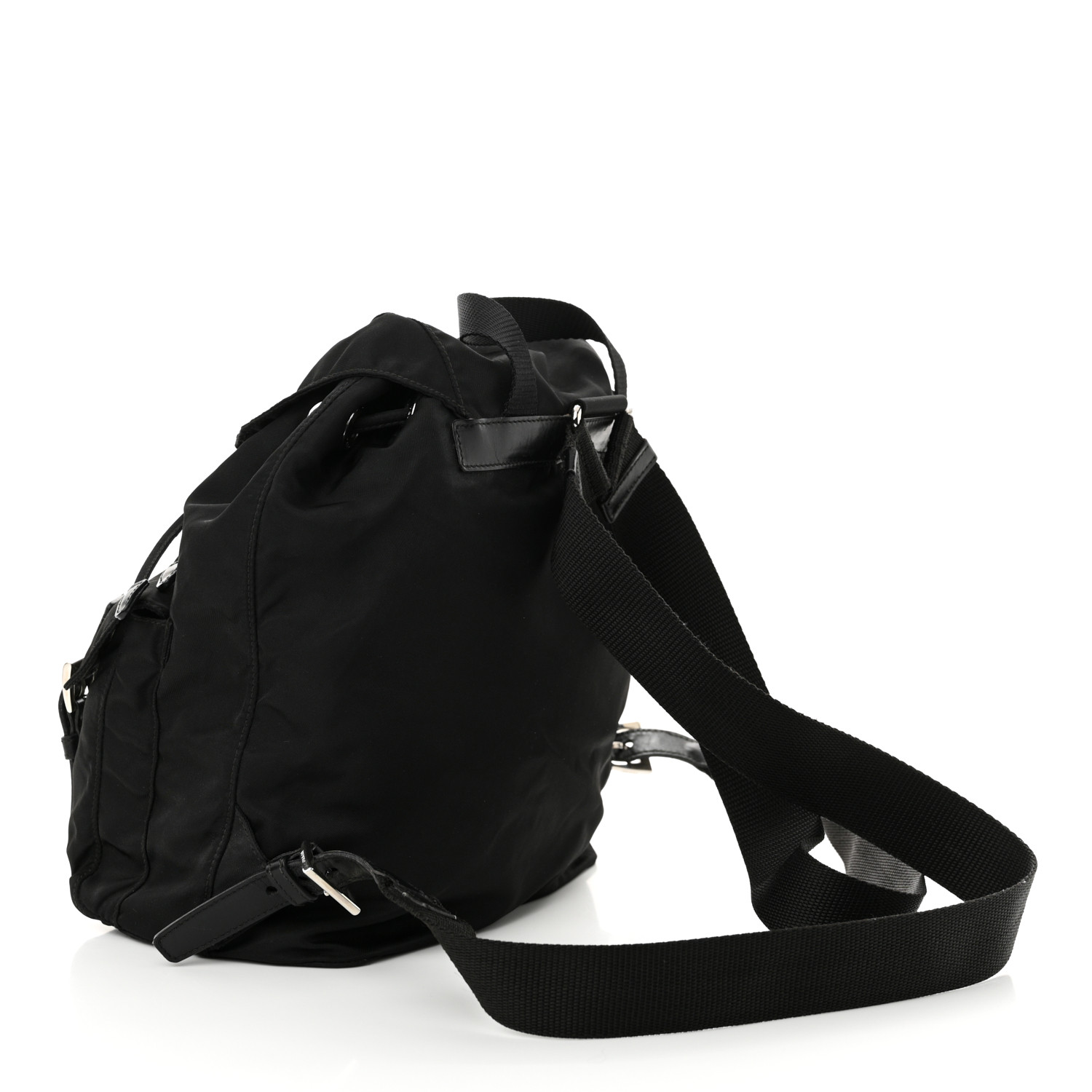 PRADA Tessuto Nylon Vela Small Backpack Black 1621524