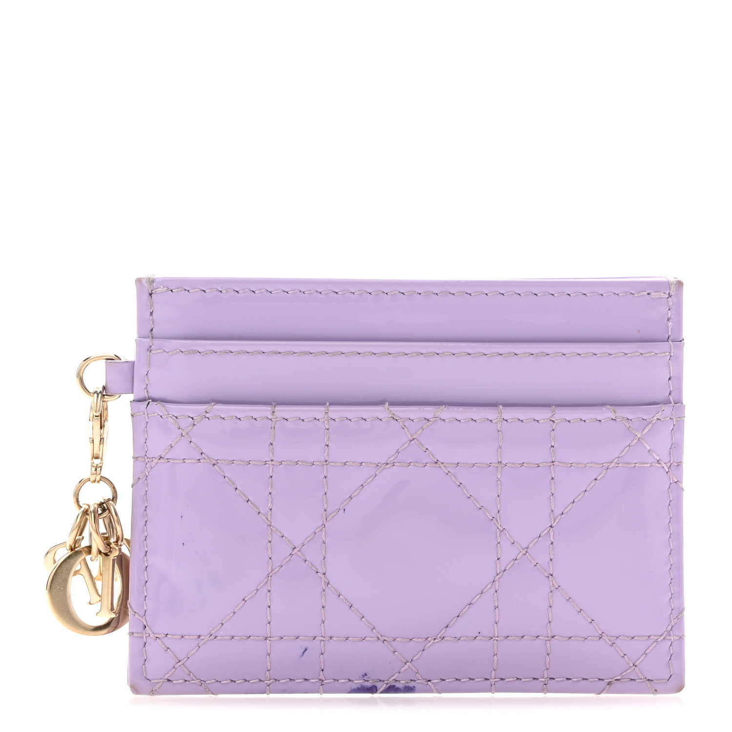【ゴージャスでエレガント♪】DIOR★Freesia カードホルダー 30 Montaigne Freesia Card Holder Gray Toile de Jouy Reverse