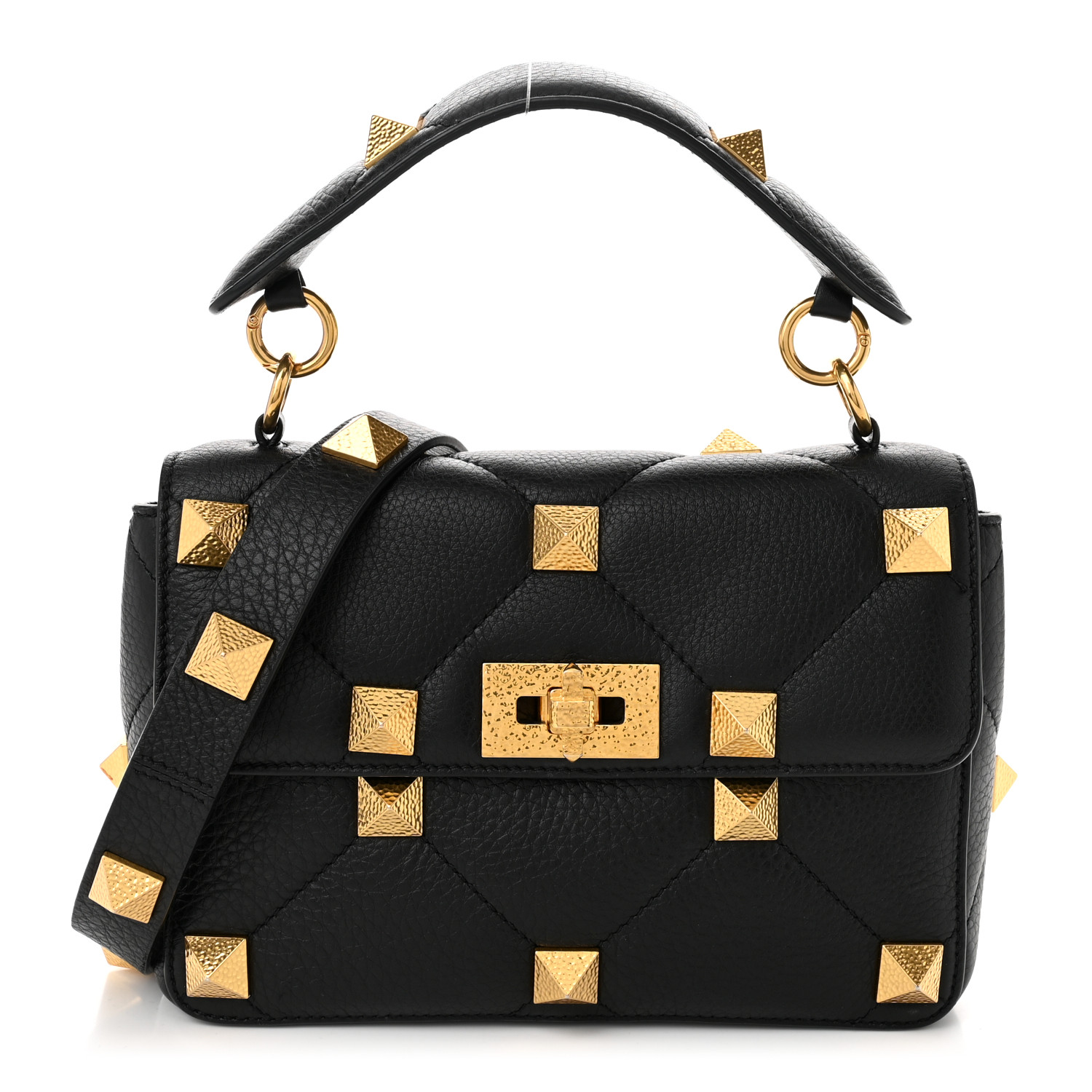 ハンドバッグ Valentino Garavani Medium Roman Stud handbag Valentino Garavani Medium Roman Stud Shoulder Bag | Pink