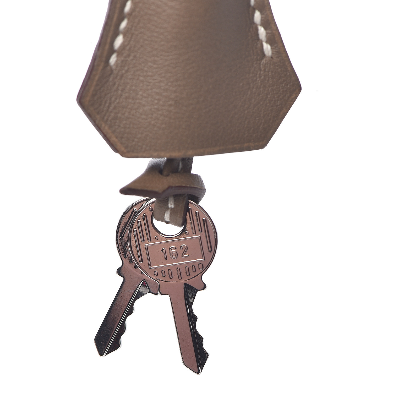 キュートなかたち♪【HERMES】エルメス Clochetteウォレット HERMES Swift Key Clochette Etoupe 466732 | FASHIONPHILE