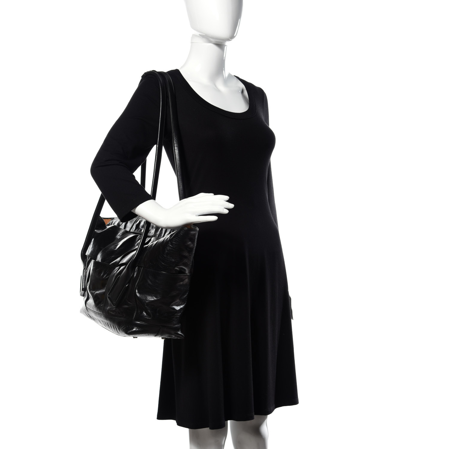 BOTTEGA VENETA Paper Calfskin Maxi Intrecciato Medium Arco