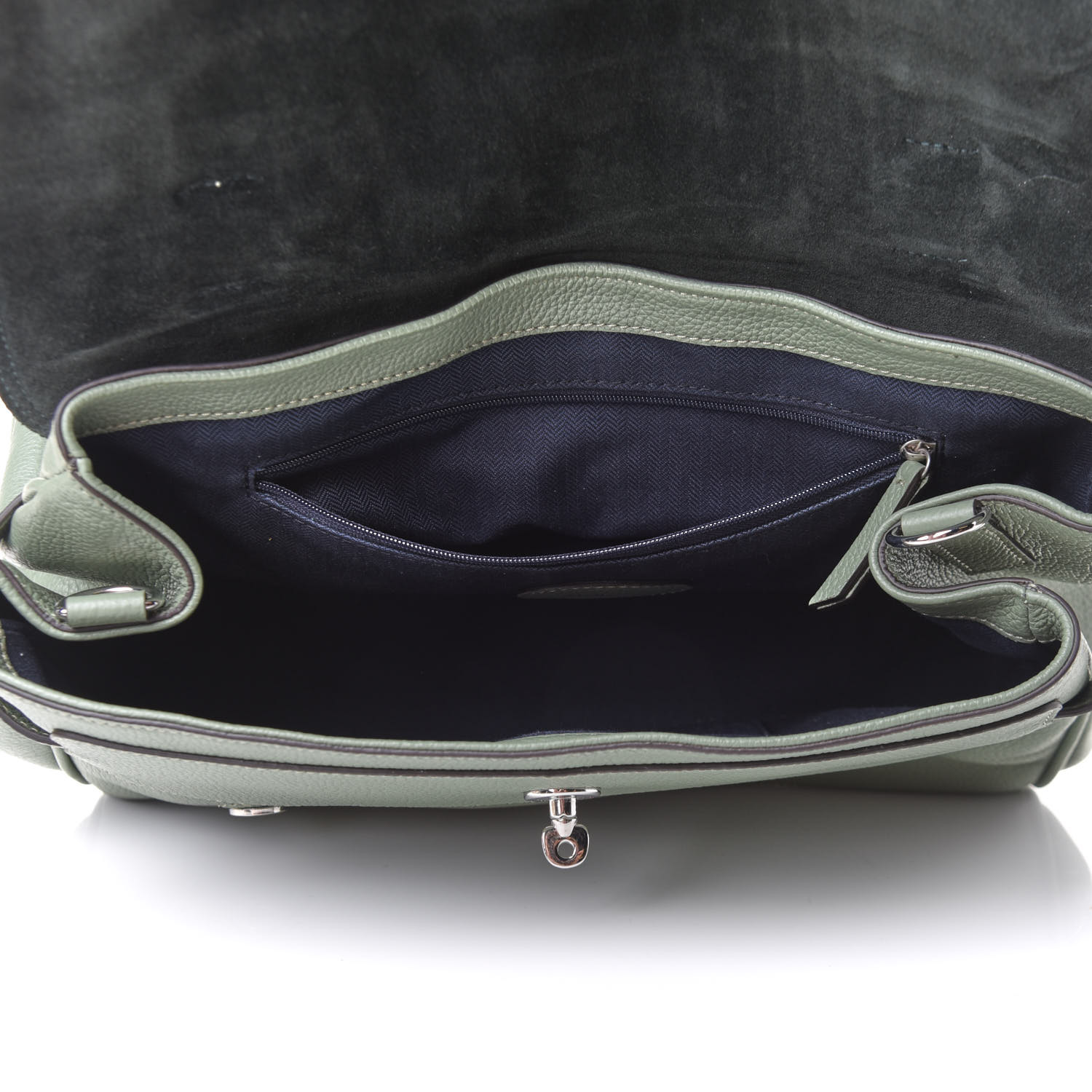 MULBERRY Small Classic Grain Alexa Cambridge Green 864986