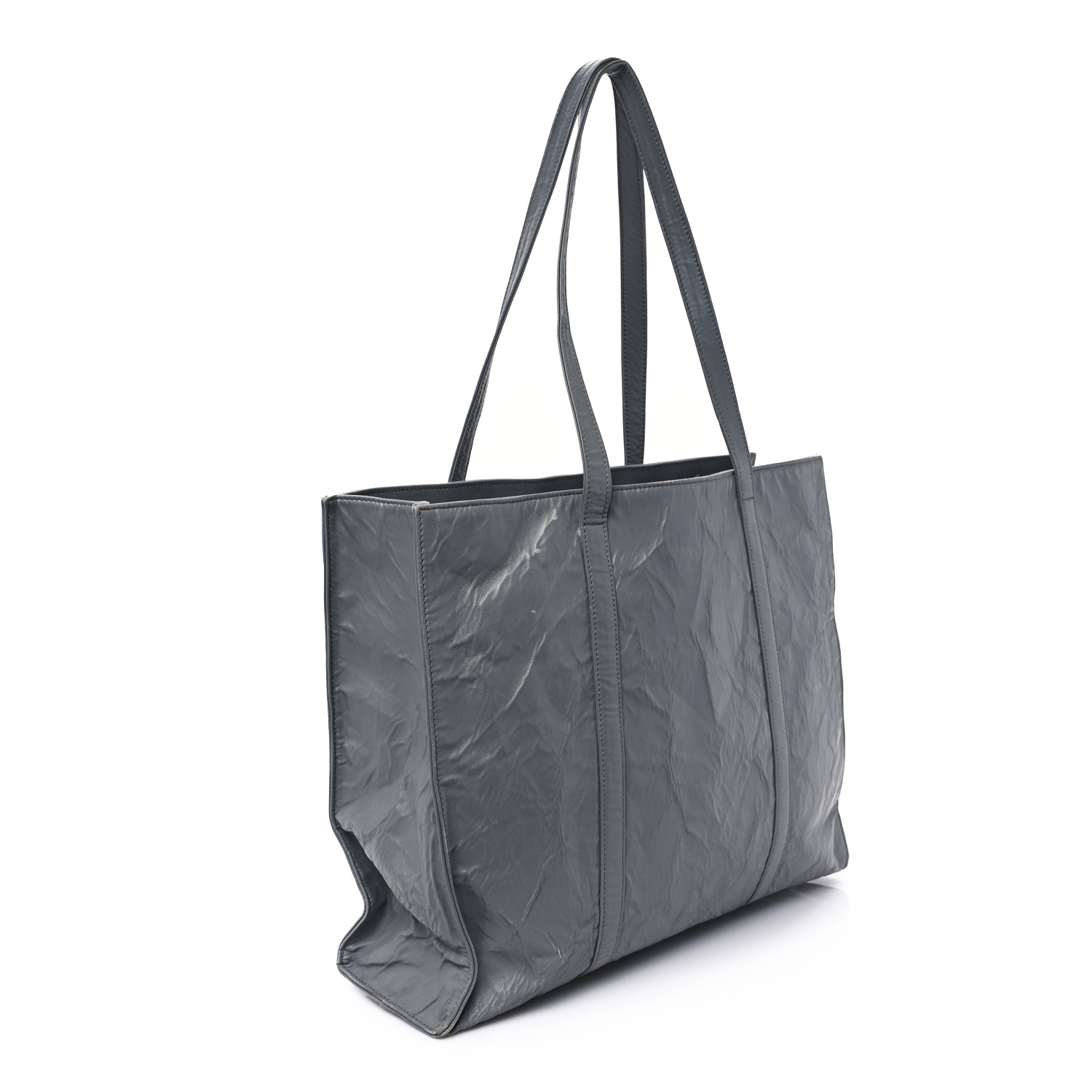 トートバッグ PRADA ANTIQUE NAPPA LARGE TOTE BAG PRADA Nappa Antique Large Shopping Tote Ardesia 1631571