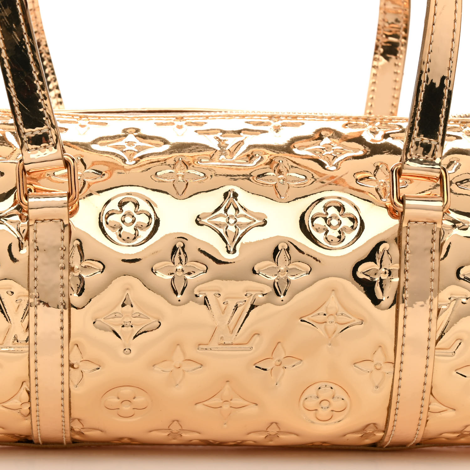 LOUIS VUITTON Monogram Miroir Papillon Gold 1364539