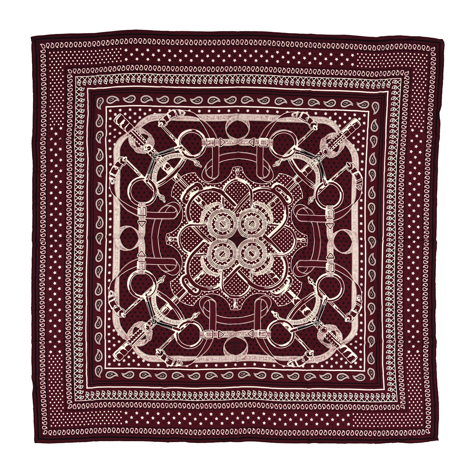 ★シックな印象★HERMES Eperon d'Or Bandana ジャケット Eperon d'Or Bandana