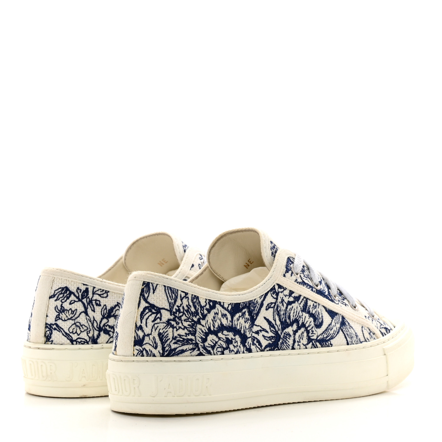 CHRISTIAN DIOR Canvas Toile De Jouy Embroidered Womens Walk