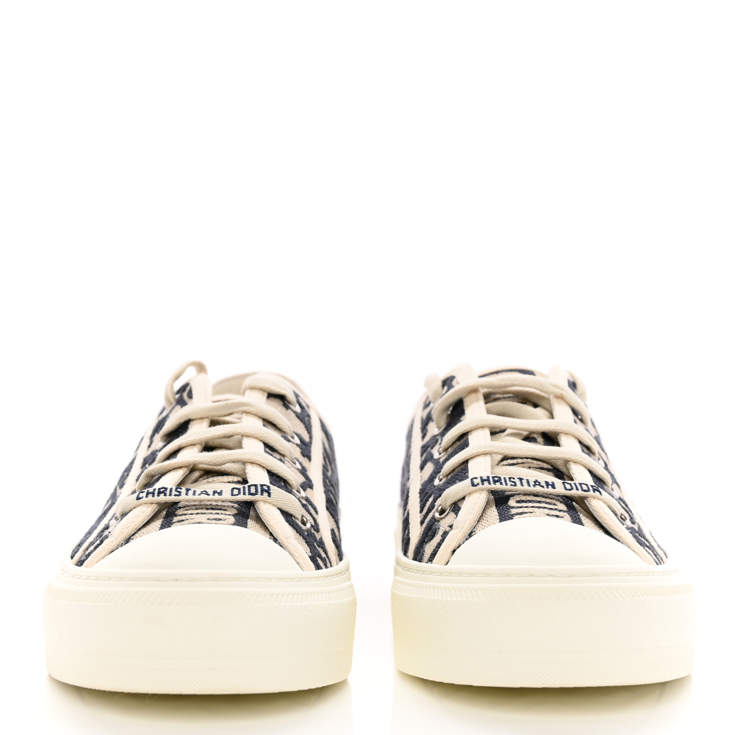 クリスチャンディオール　サイズ6.5 CHRISTIAN DIOR Canvas Oblique Walk'N'Dior Low Top Sneakers