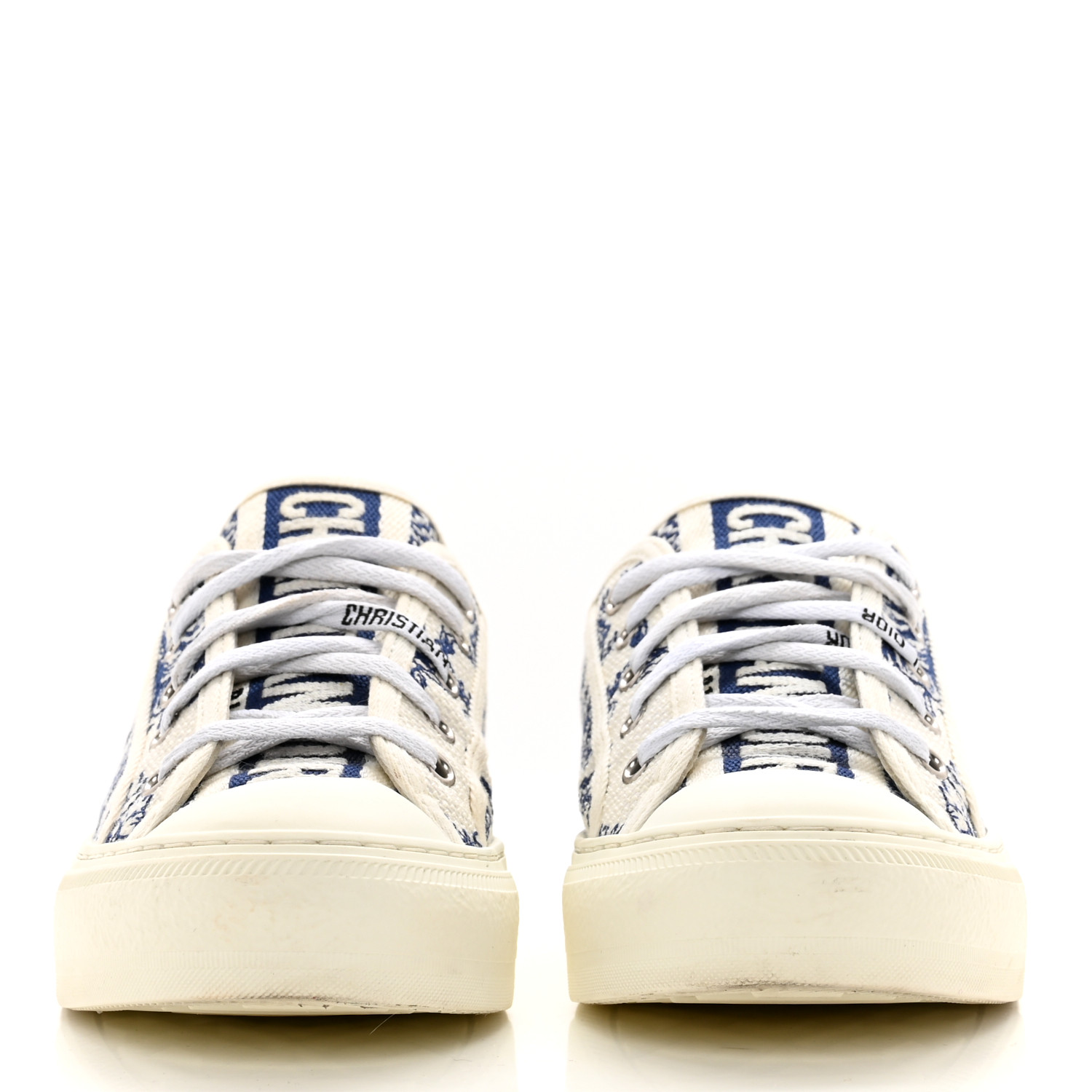 Dior マキシウィ CHRISTIAN DIOR Shearling Canvas Embroidered Dway 10mm Slide