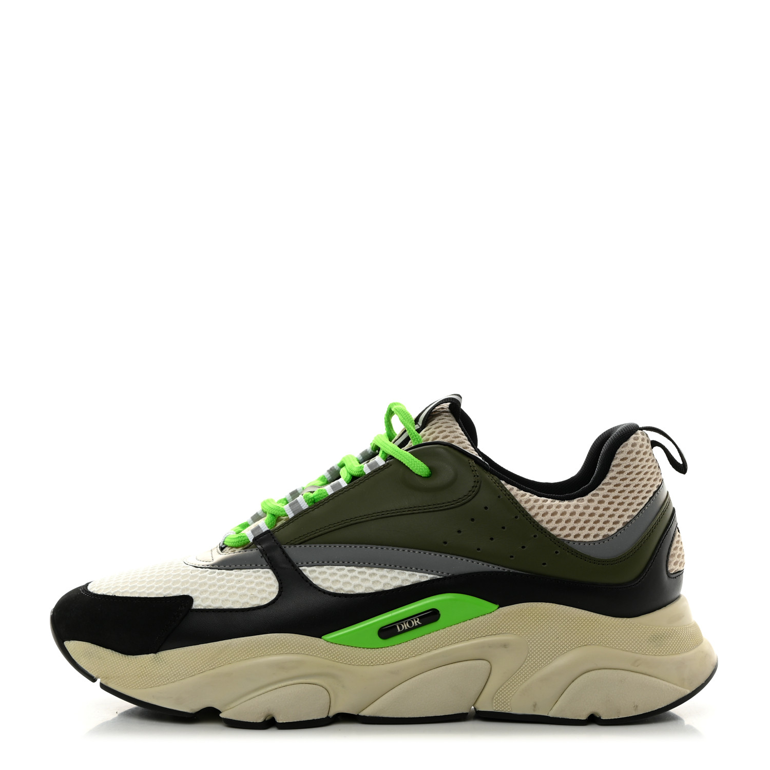 CHRISTIAN DIOR Technical Mesh Calfskin Mens B22 Sneakers 46