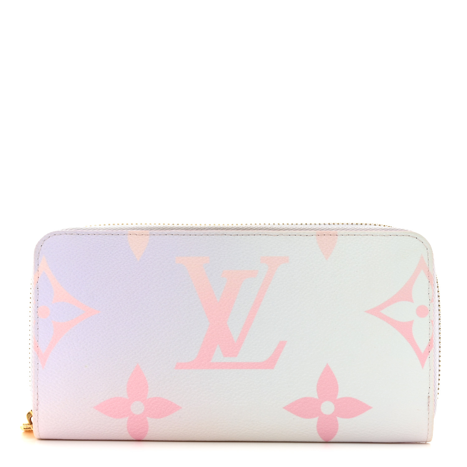 希少【Louis Vuitton】ZippyWallet 長財布 Gradient Pastel Mist 2106_LV_ZipLongWalletSunRise-