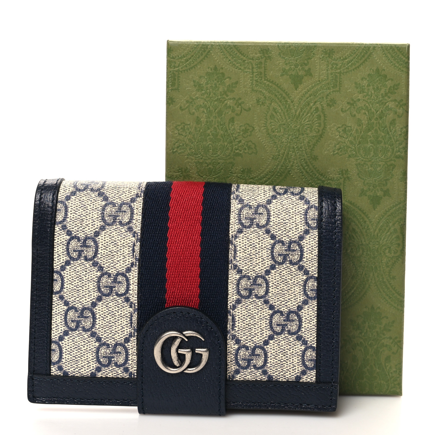 累積売上総額第１位【GUCCI★グッチ】OPHIDIA TOILERY CASE GUCCI GG Supreme Monogram Textured Dollar Calfskin Web