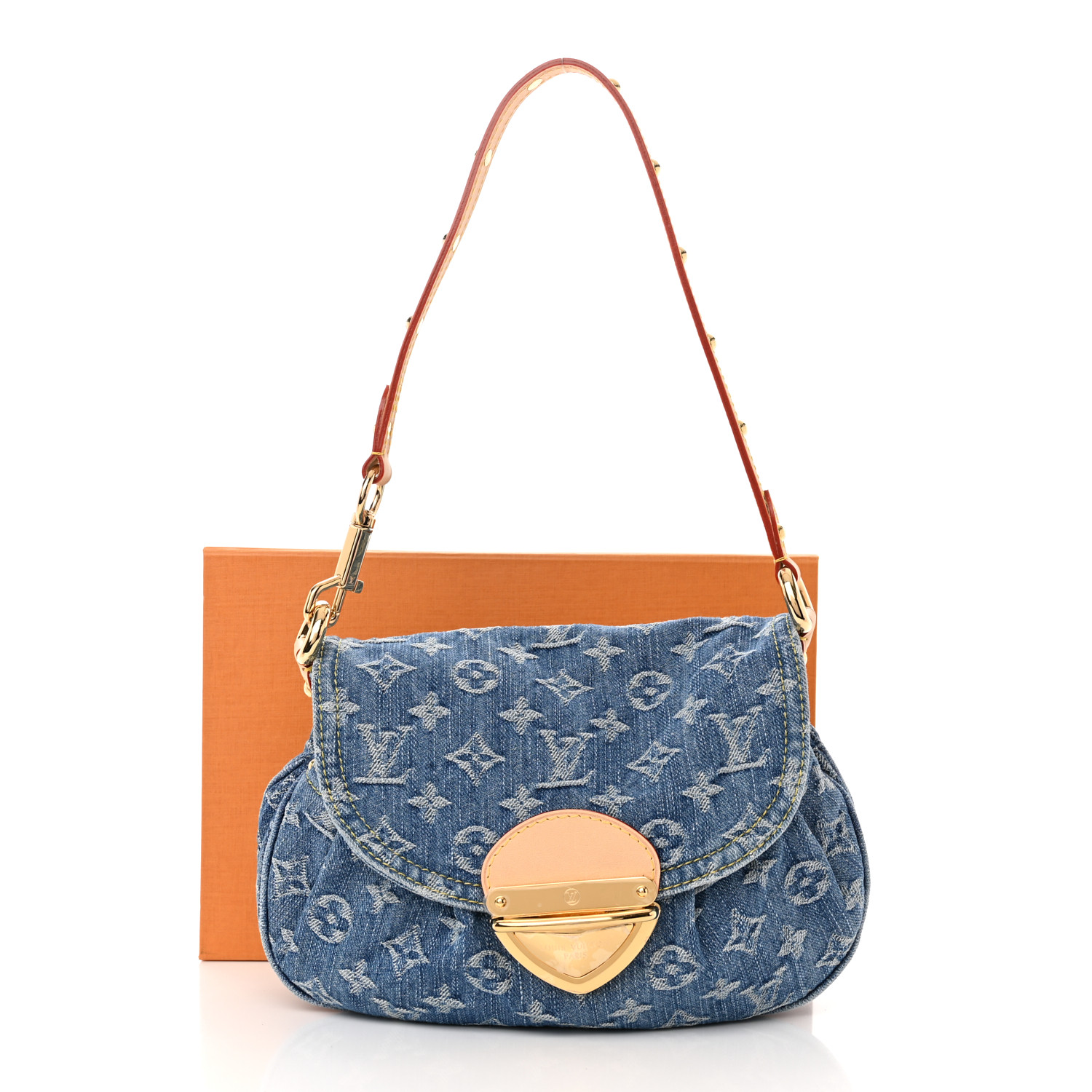 【カラーとフォルムが可愛い】Louis Vuitton Sunset バッグ LOUIS VUITTON Monogram Denim Sunset Blue 1392192 | FASHIONPHILE