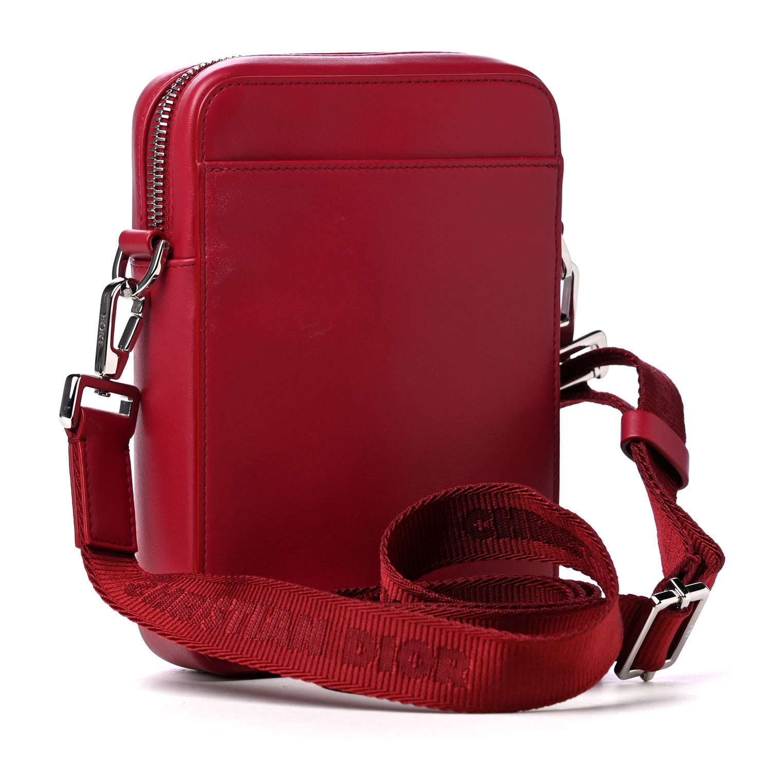 CHRISTIAN DIOR Calfskin Oblique Galaxy Perforated World Tour