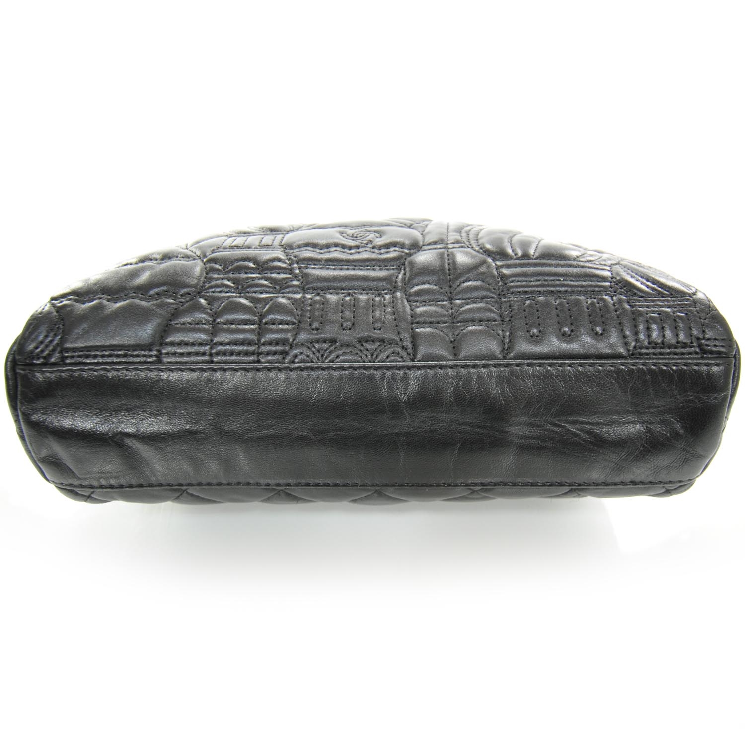 CHANEL Lambskin Quilted Small Paris Moscou Red Square Bag