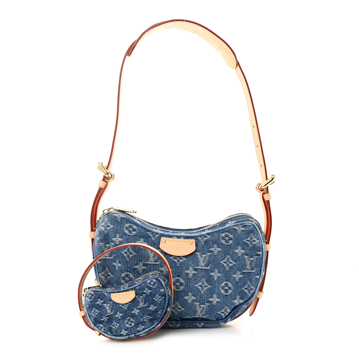 【NONCODE】Syutie Denim Croissant Shoulder Bag Stie's Denim Croissant Shoulder Bag - NONCODE | 60% - Asian