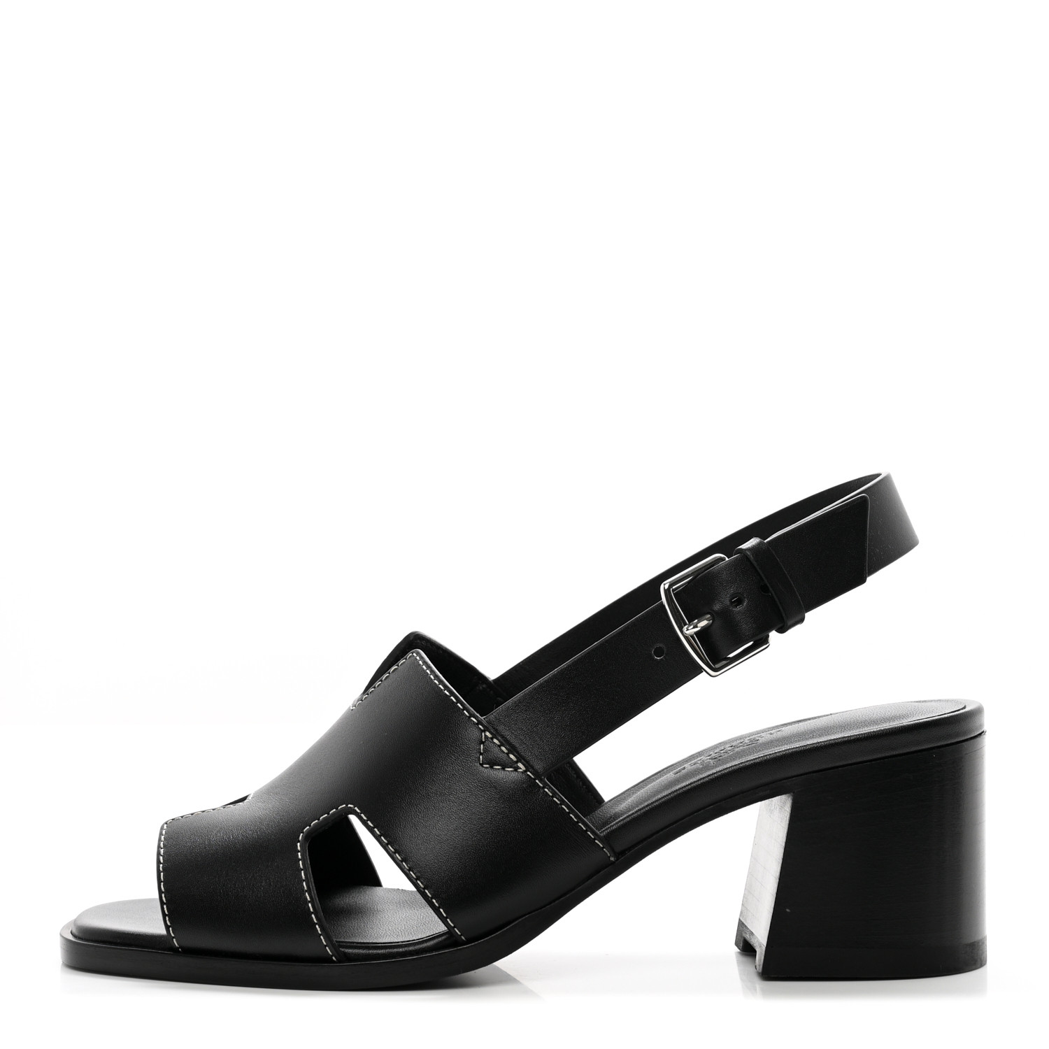 人気！【HERMES】エルメス Sandals Elbe 60 エルベ HERMES Calfskin Elbe 60 Sandals 37 Black 1281872 | FASHIONPHILE